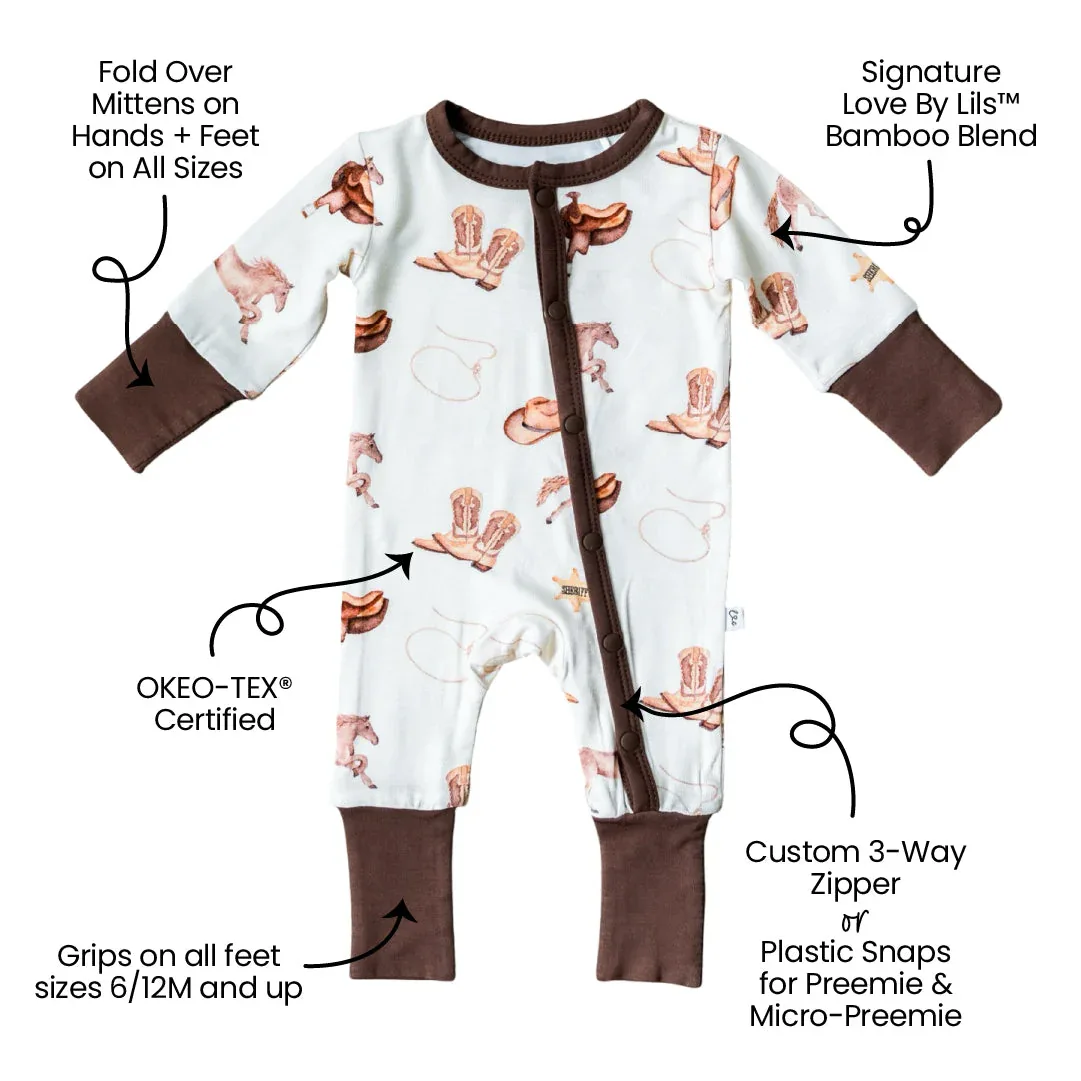 Paislee Bamboo Convertible Footie - Image 2