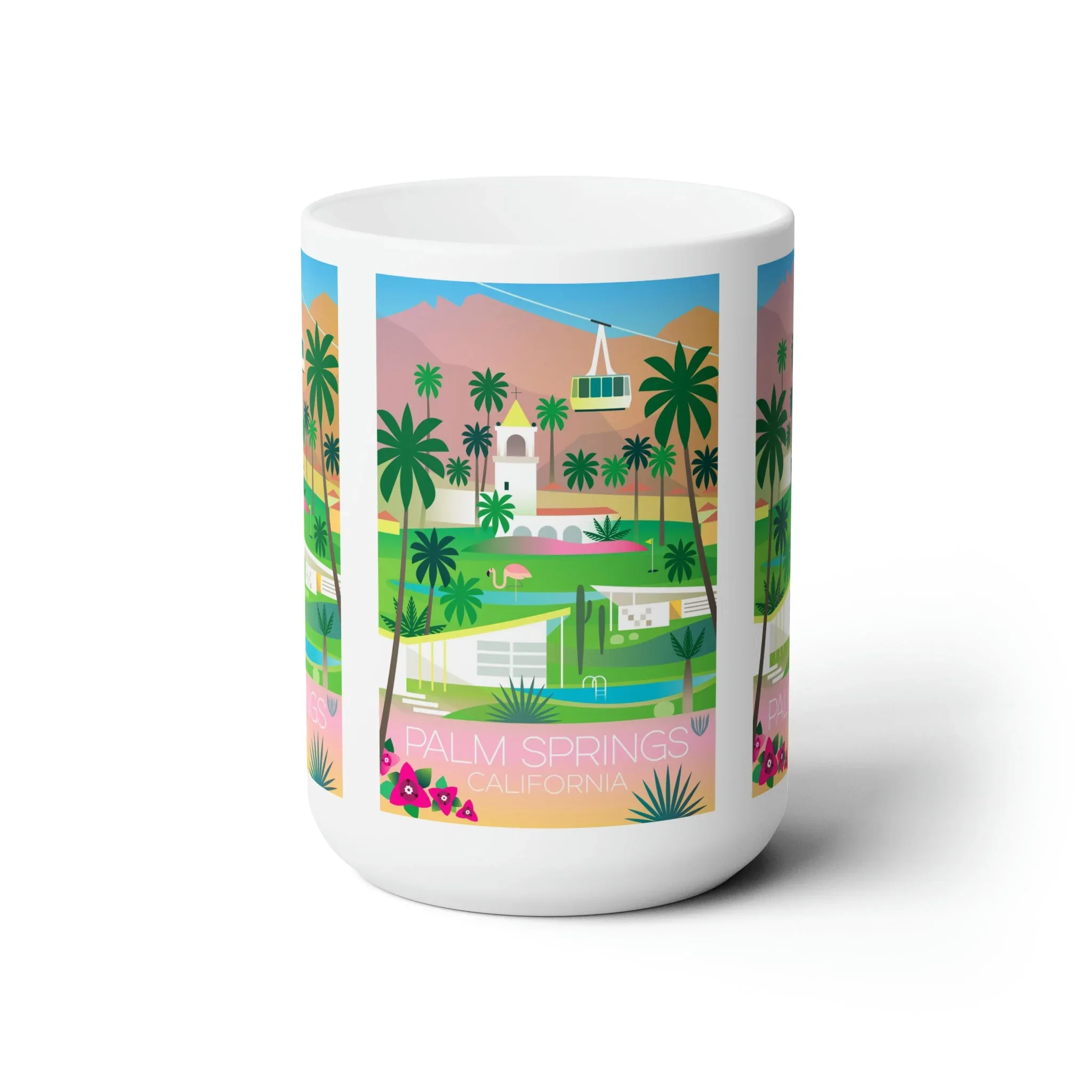 Palm Springs Ceramic Mug 11oz or 15oz - Image 2