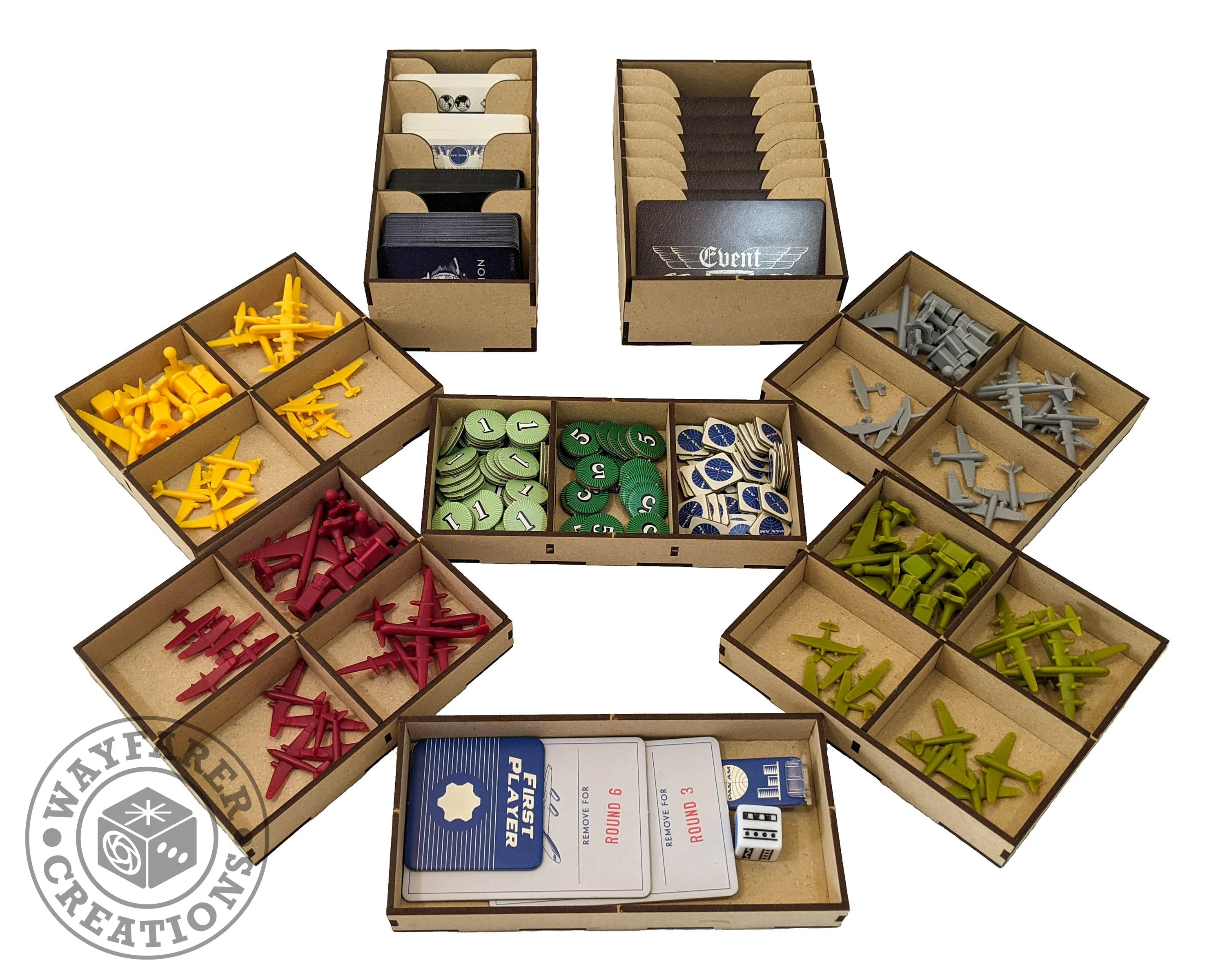 Pan Am Board Game Organizer Insert - Image 2