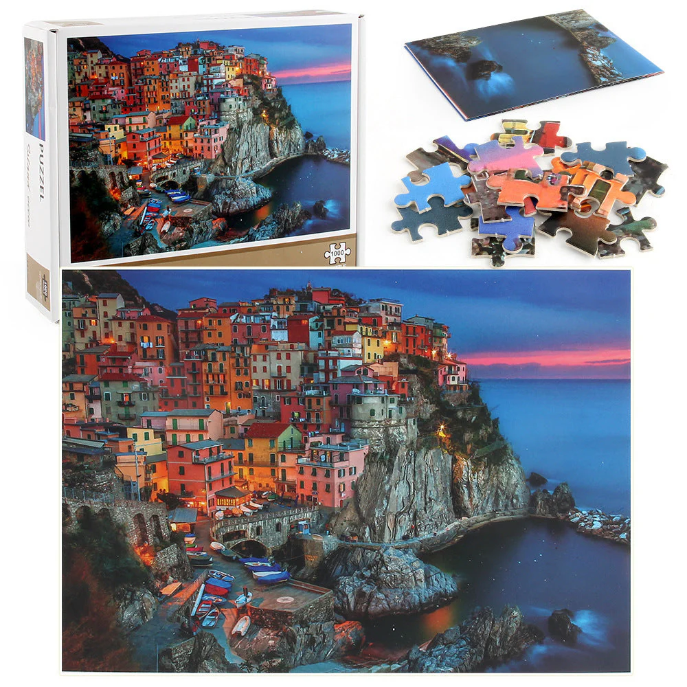 Paper Puzzle Island Villa Can Be Set Jigsaw Puzzle - Image 3