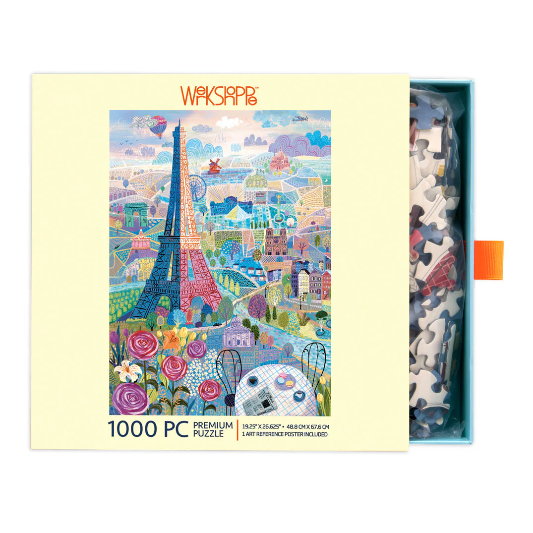 Paris 1000 Piece Jigsaw Puzzle - Image 2