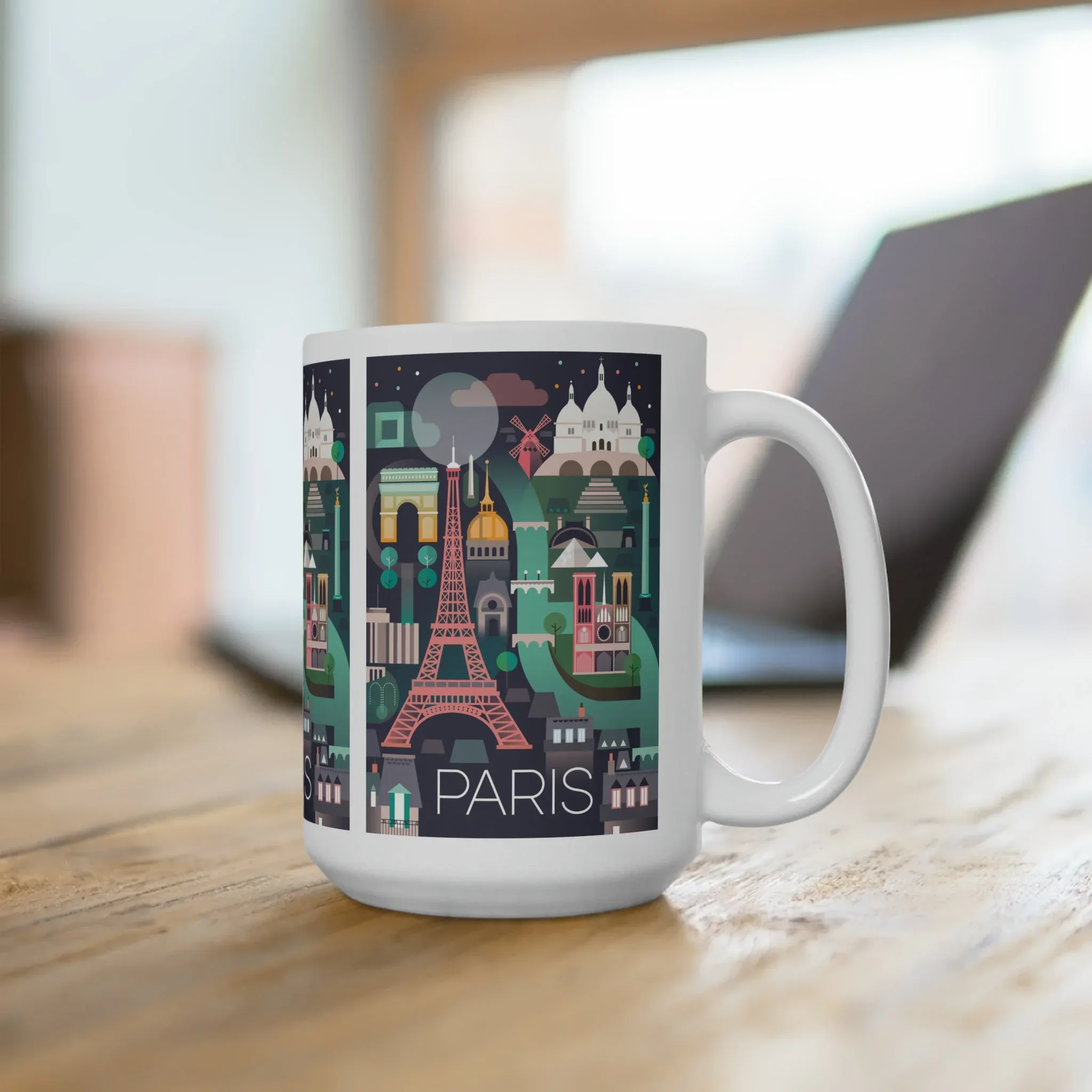 Paris Ceramic Mug 11oz or 15oz - Image 4