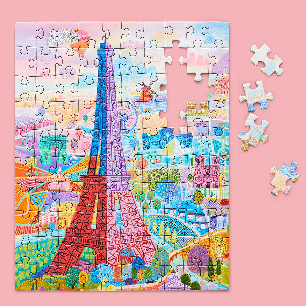 Paris Holiday 100 Piece Jigsaw Puzzle - Image 2
