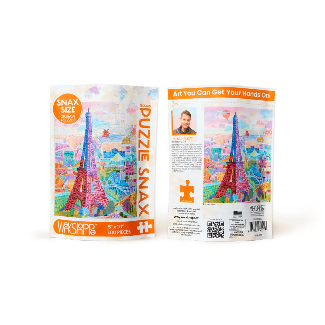 Paris Holiday 100 Piece Jigsaw Puzzle - Image 3