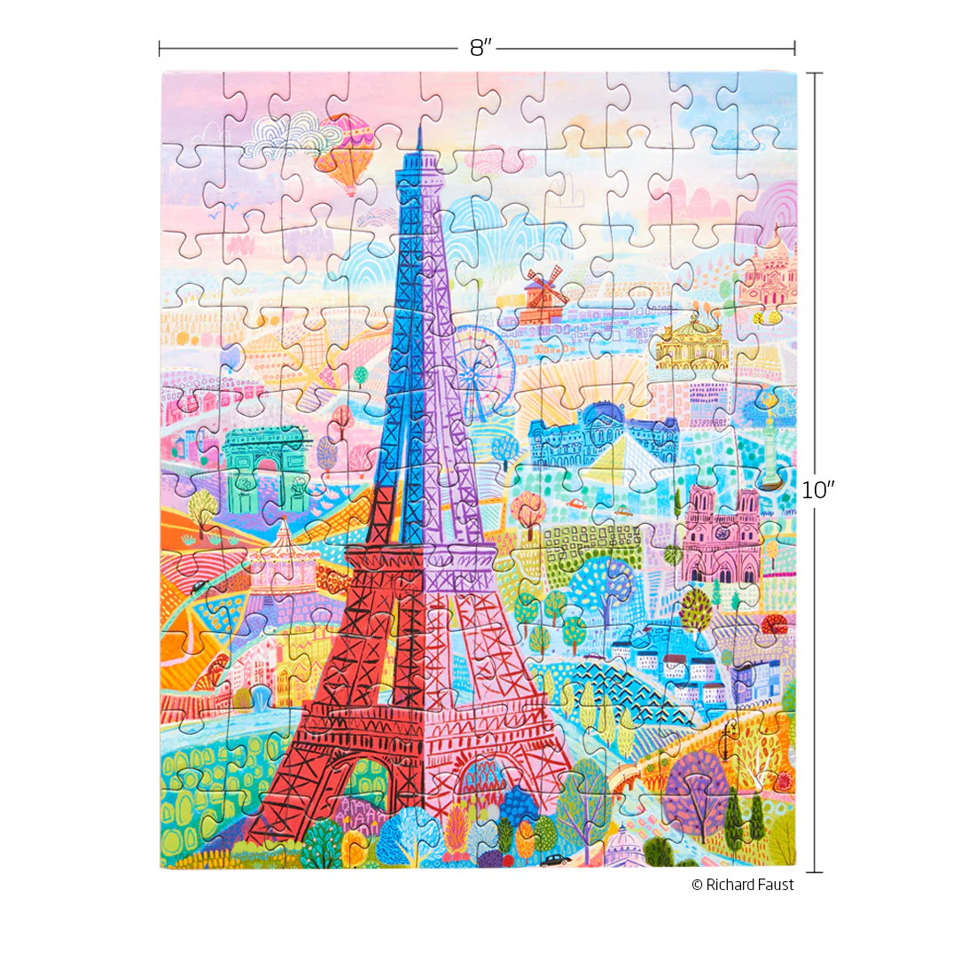Paris Holiday 100 Piece Jigsaw Puzzle - Image 4