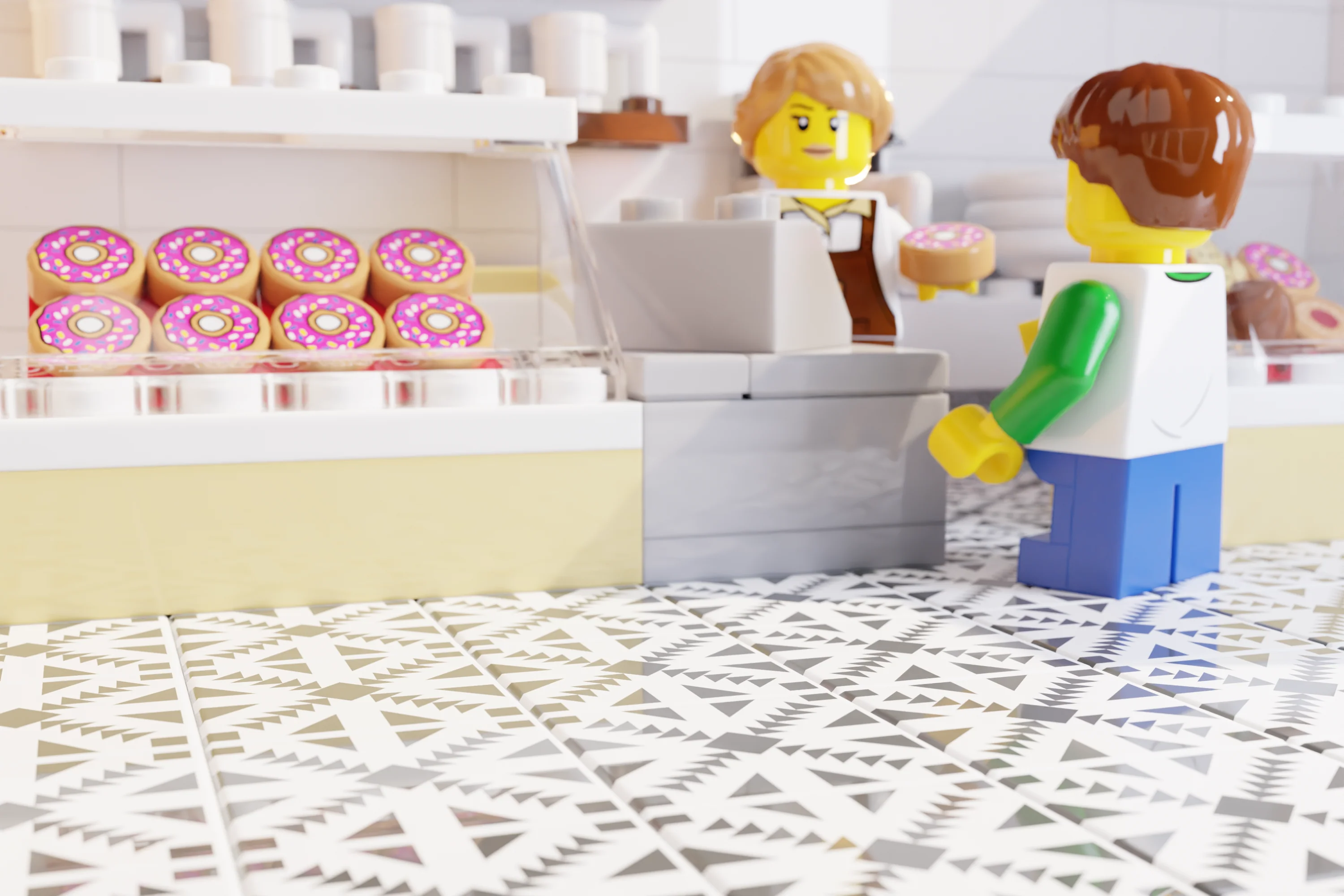 Parlor Doughnuts Tile Flooring (2x2 Tile) - Image 3