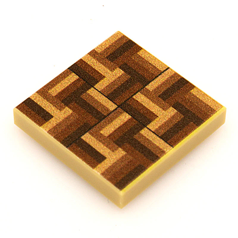 Parquet Flooring (Pack of 20) - B3 Customs Printed 2x2 Tiles - Image 3