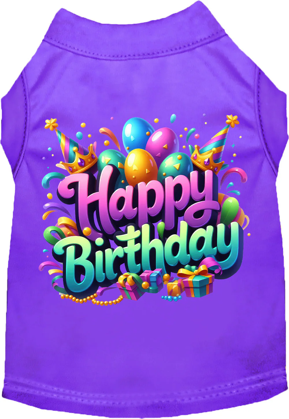 Party Cat or Dog Shirt for Pets "Happy Birthday" - Image 10