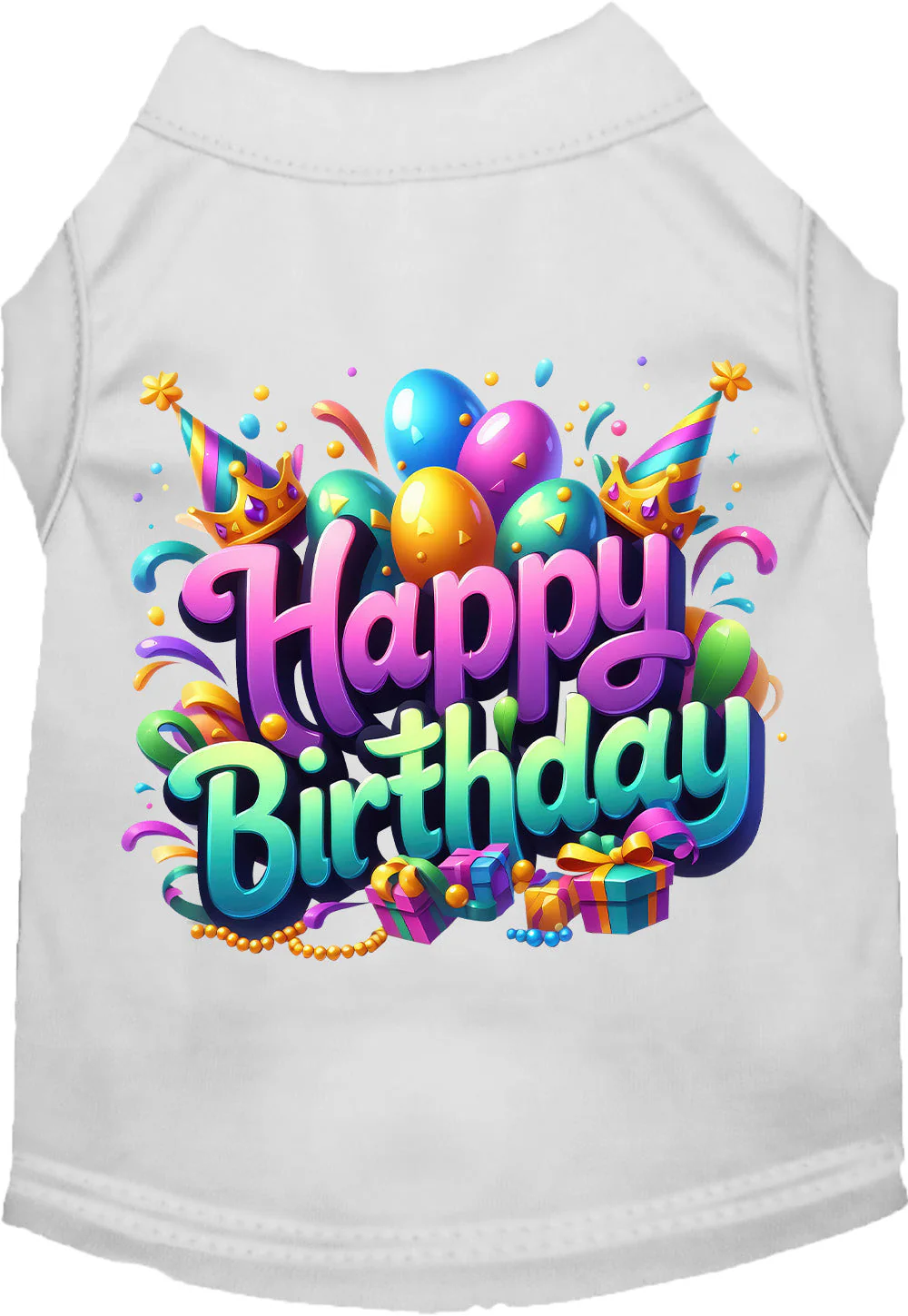 Party Cat or Dog Shirt for Pets "Happy Birthday" - Image 11