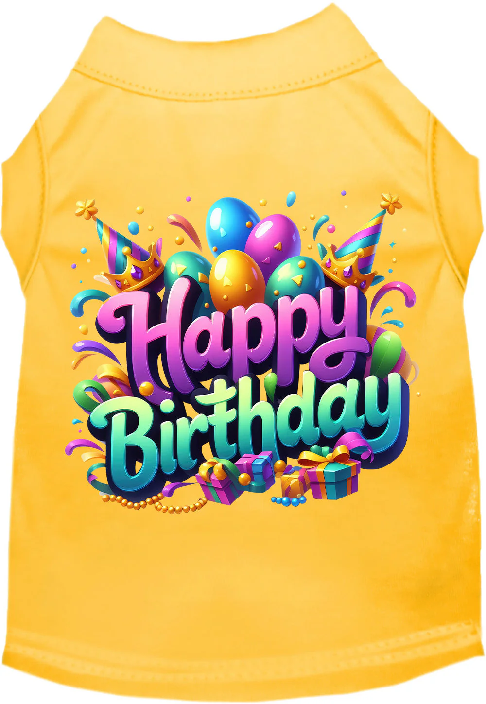 Party Cat or Dog Shirt for Pets "Happy Birthday" - Image 12