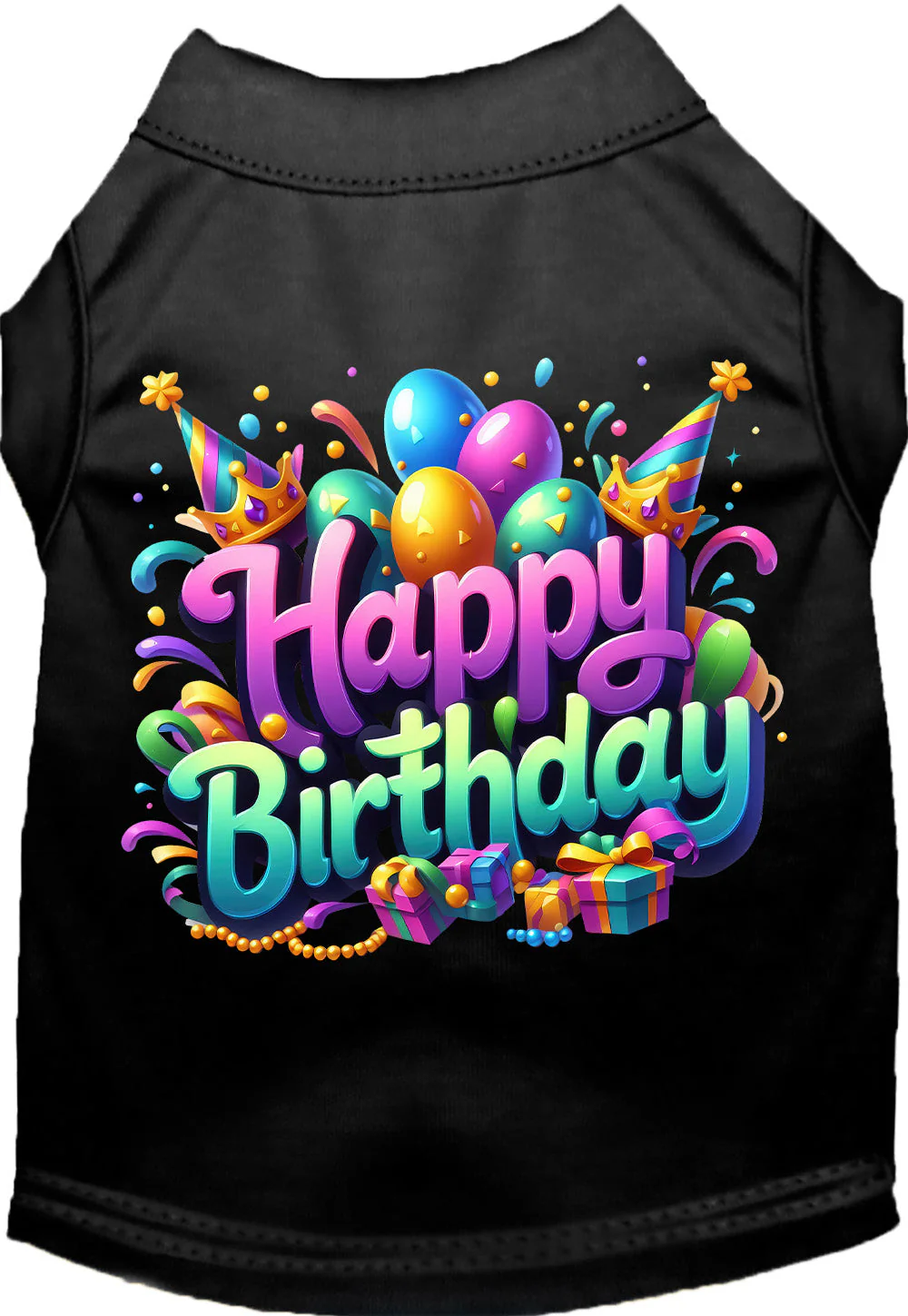 Party Cat or Dog Shirt for Pets "Happy Birthday" - Image 4