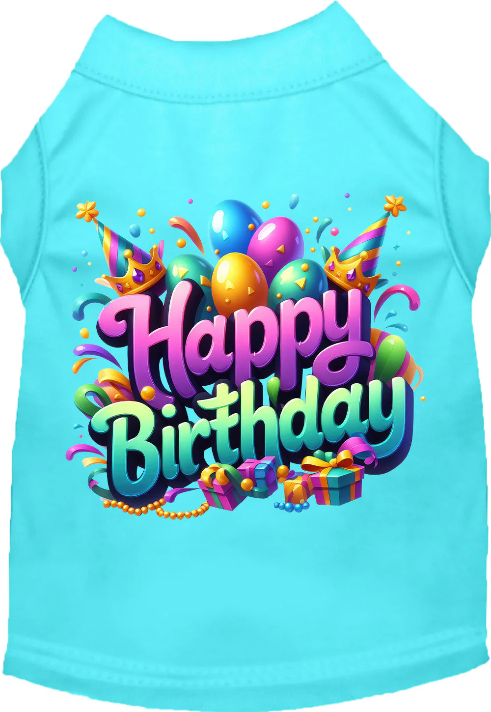 Party Cat or Dog Shirt for Pets "Happy Birthday" - Image 5