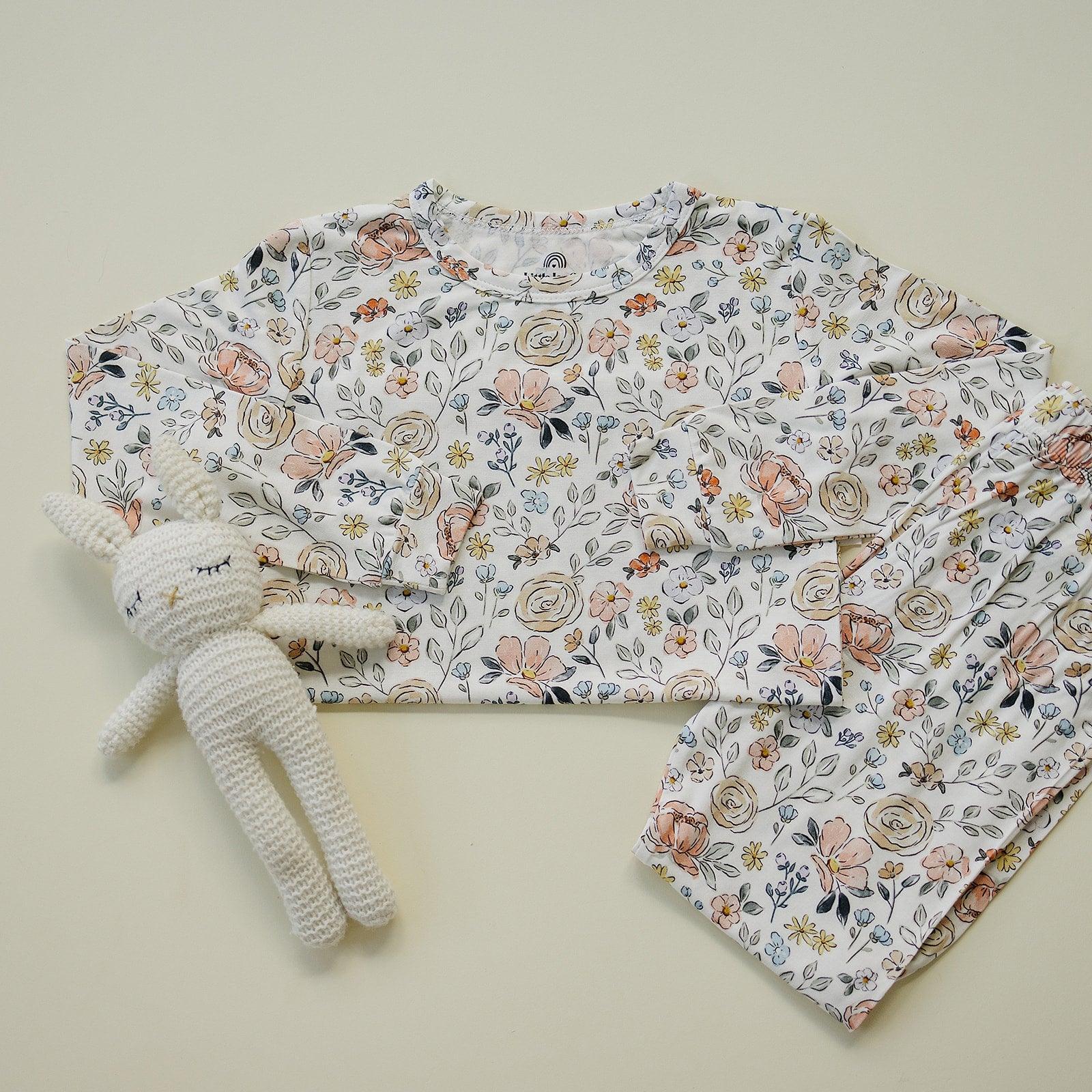 Pastel Petals 2pc Modal Pajamas - Image 12