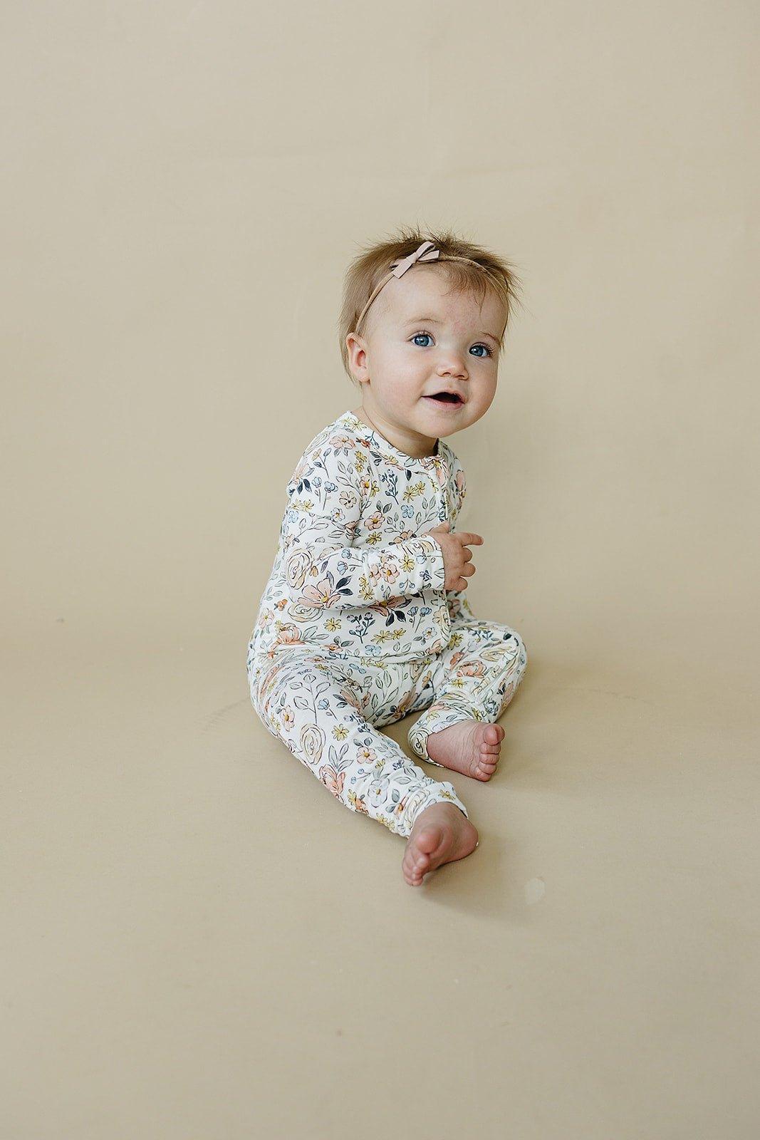 Pastel Petals Modal Zippy Romper - Image 11