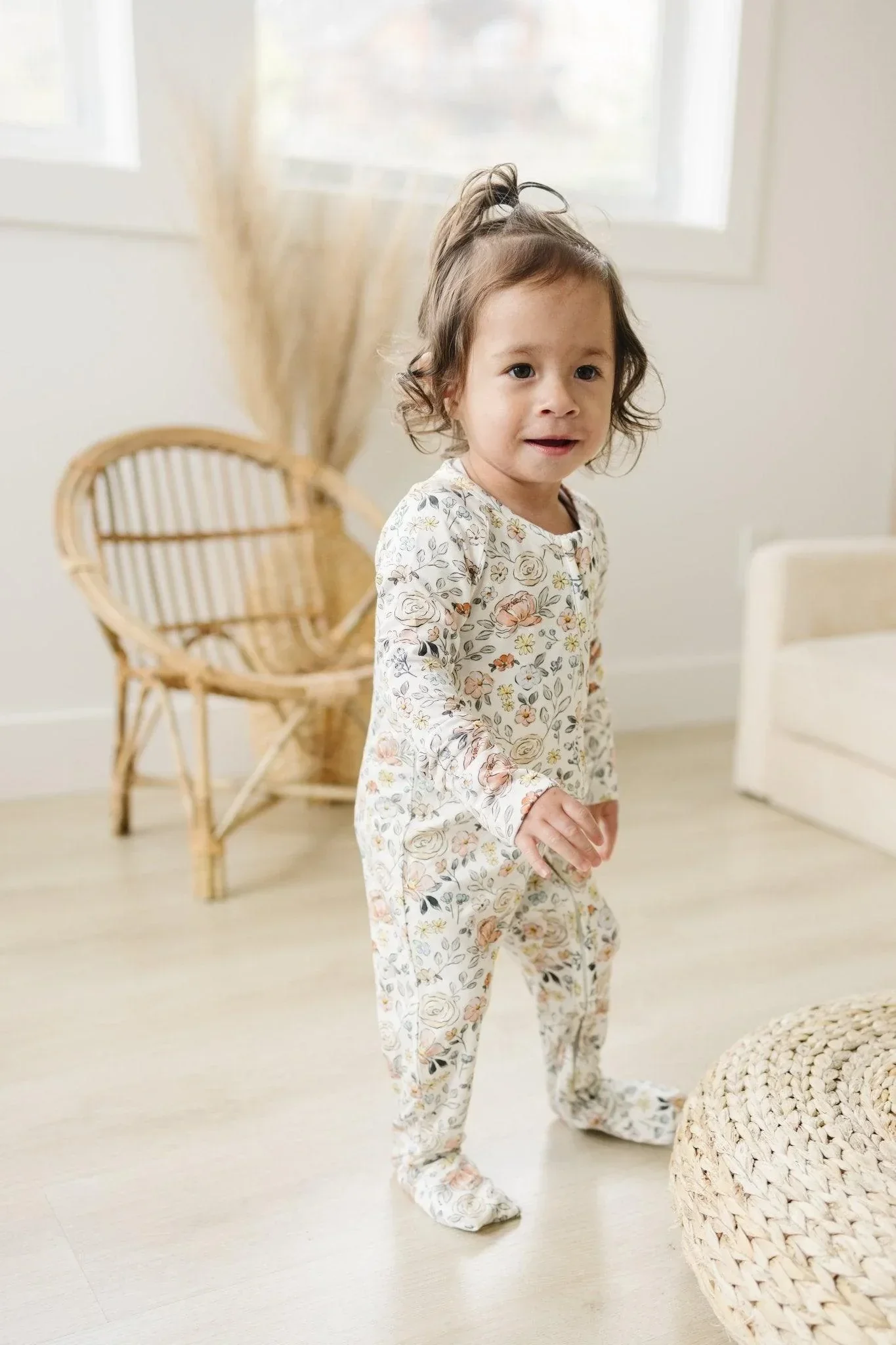 Pastel Petals Modal Zippy Romper - Image 13