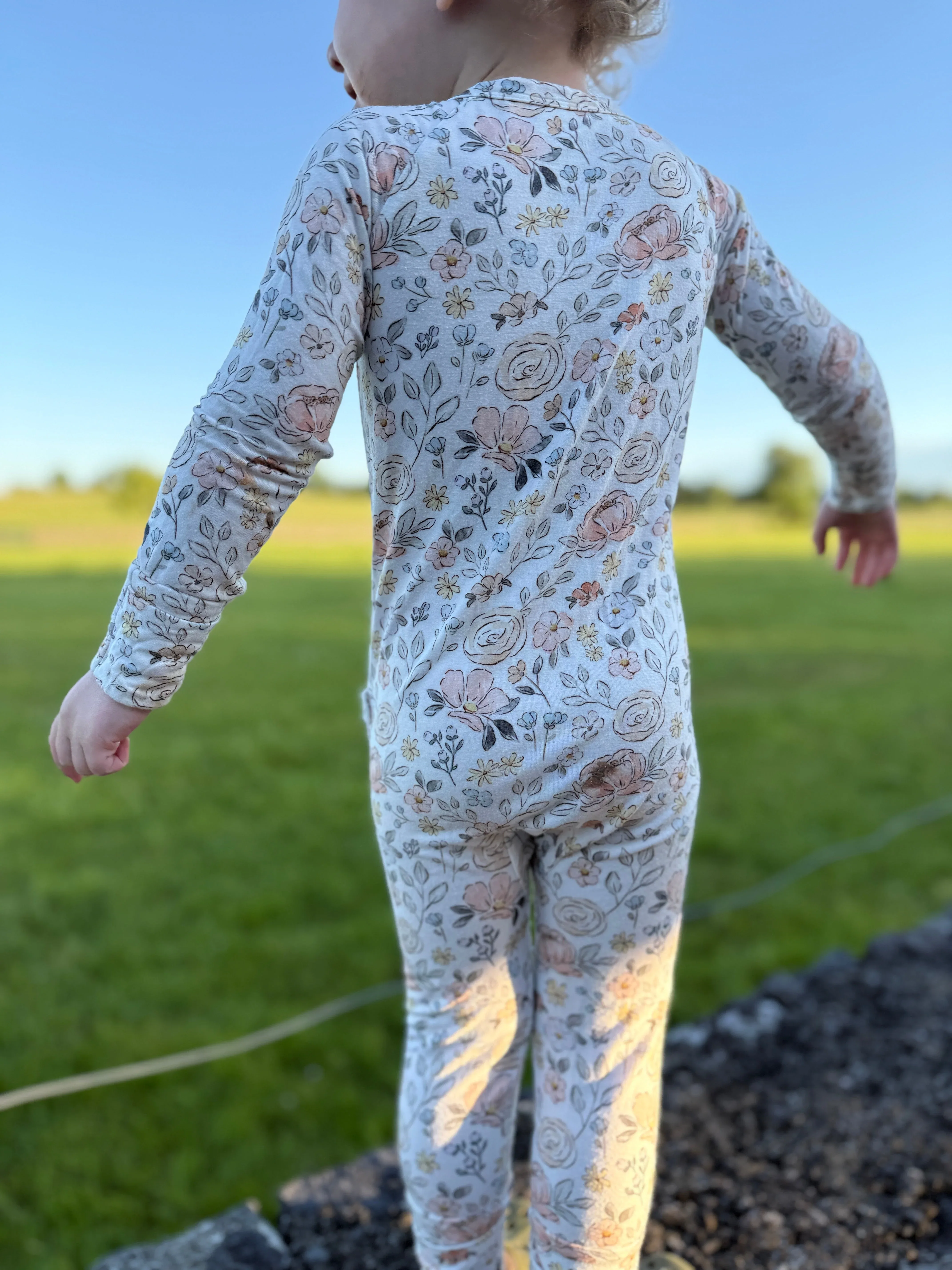 Pastel Petals Modal Zippy Romper - Image 14