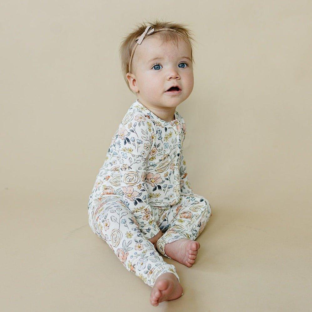 Pastel Petals Modal Zippy Romper - Image 2