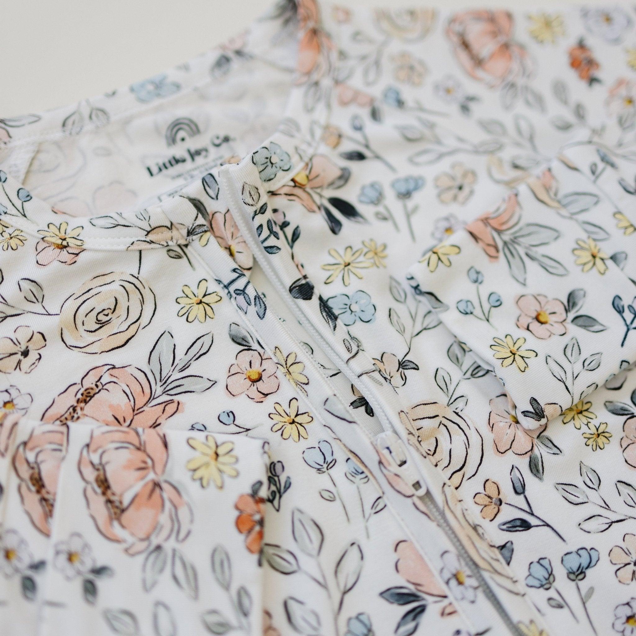 Pastel Petals Modal Zippy Romper - Image 3