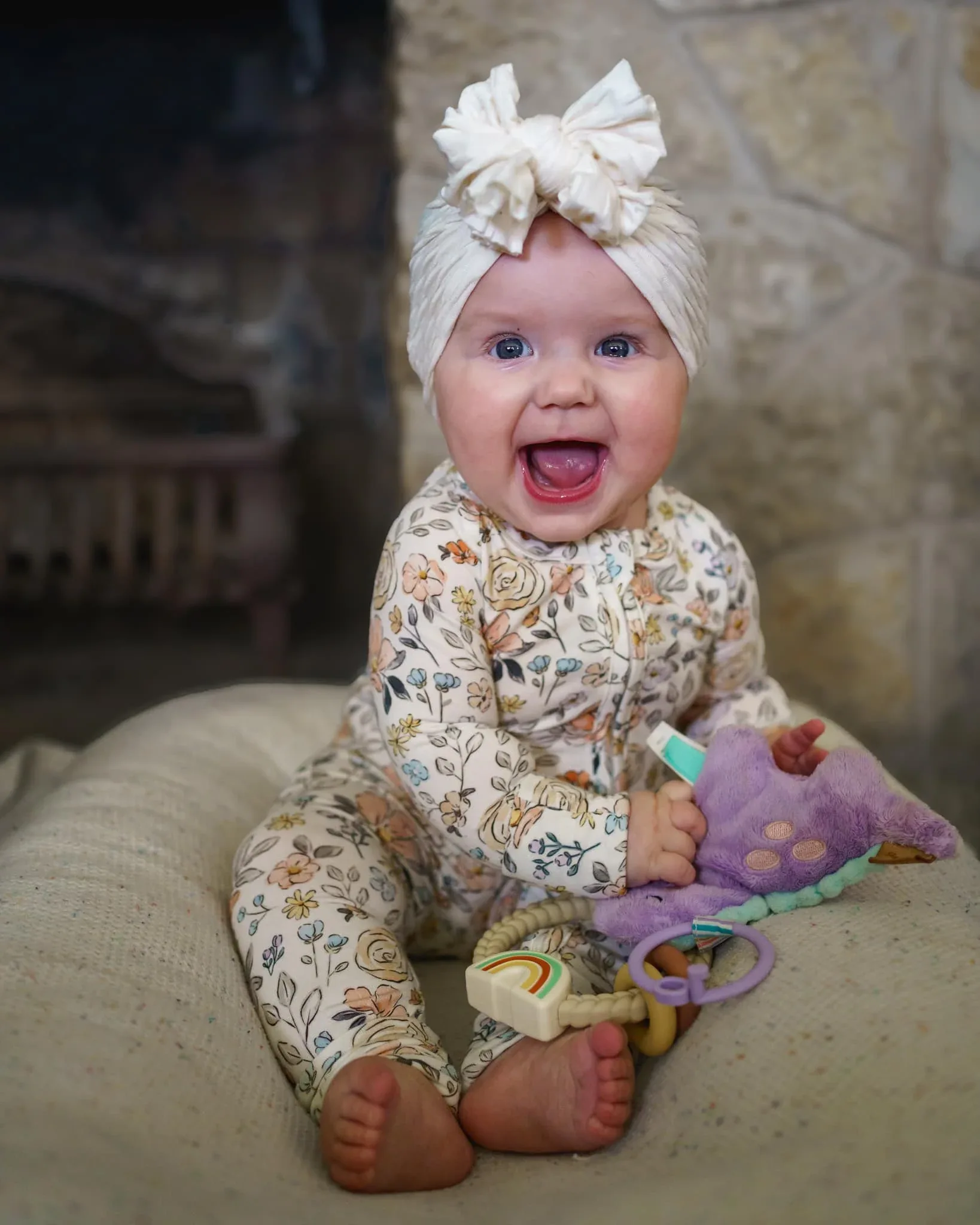 Pastel Petals Modal Zippy Romper - Image 5