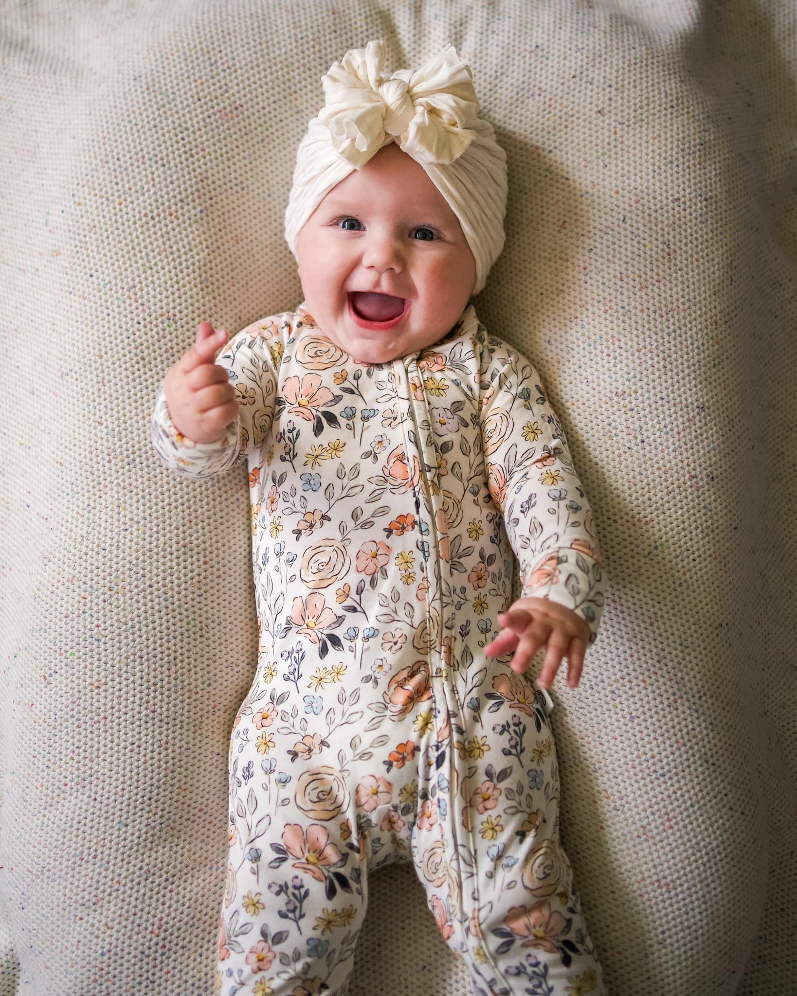 Pastel Petals Modal Zippy Romper - Image 6
