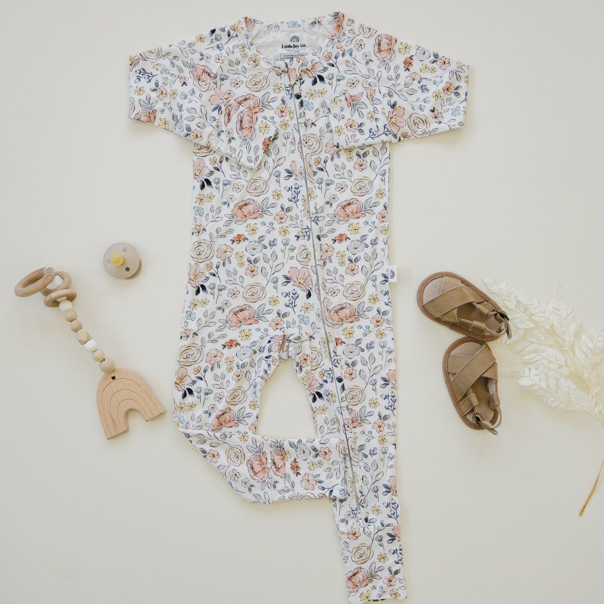 Pastel Petals Modal Zippy Romper - Image 7