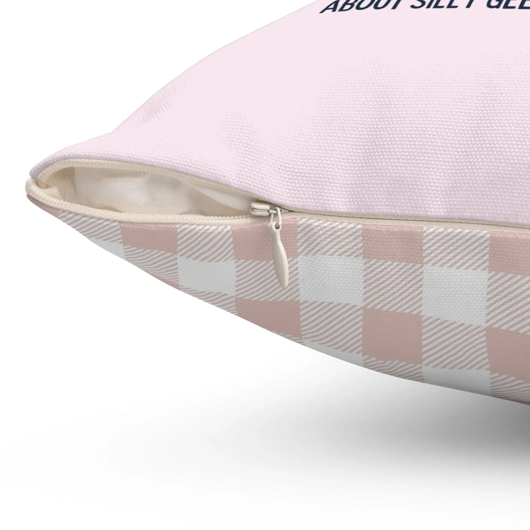 Pastel Whimsigoth Goose Throw Pillow - Image 3