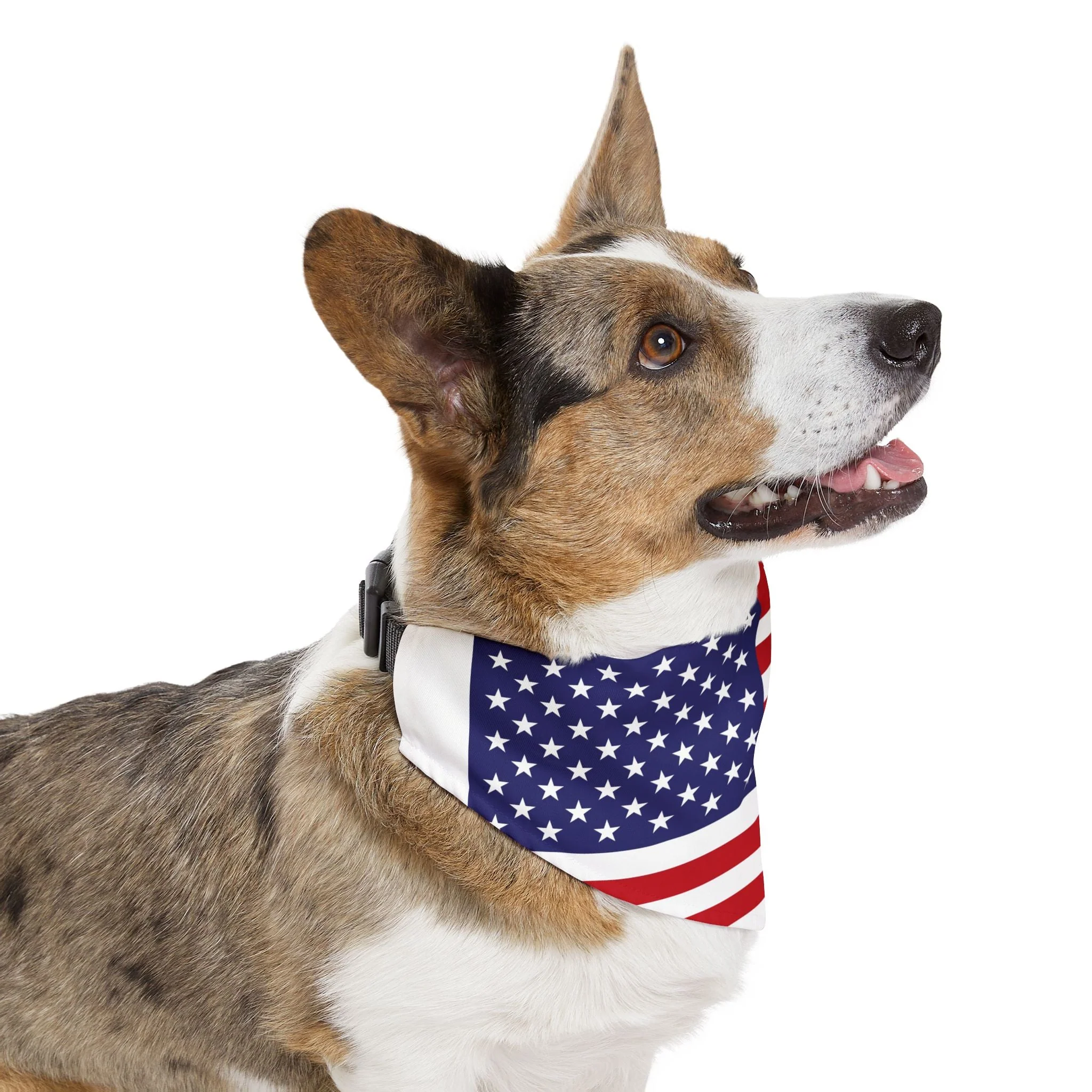 Patriotic American Flag Pet Bandana – Celebrate Veterans Day in Style - Image 11