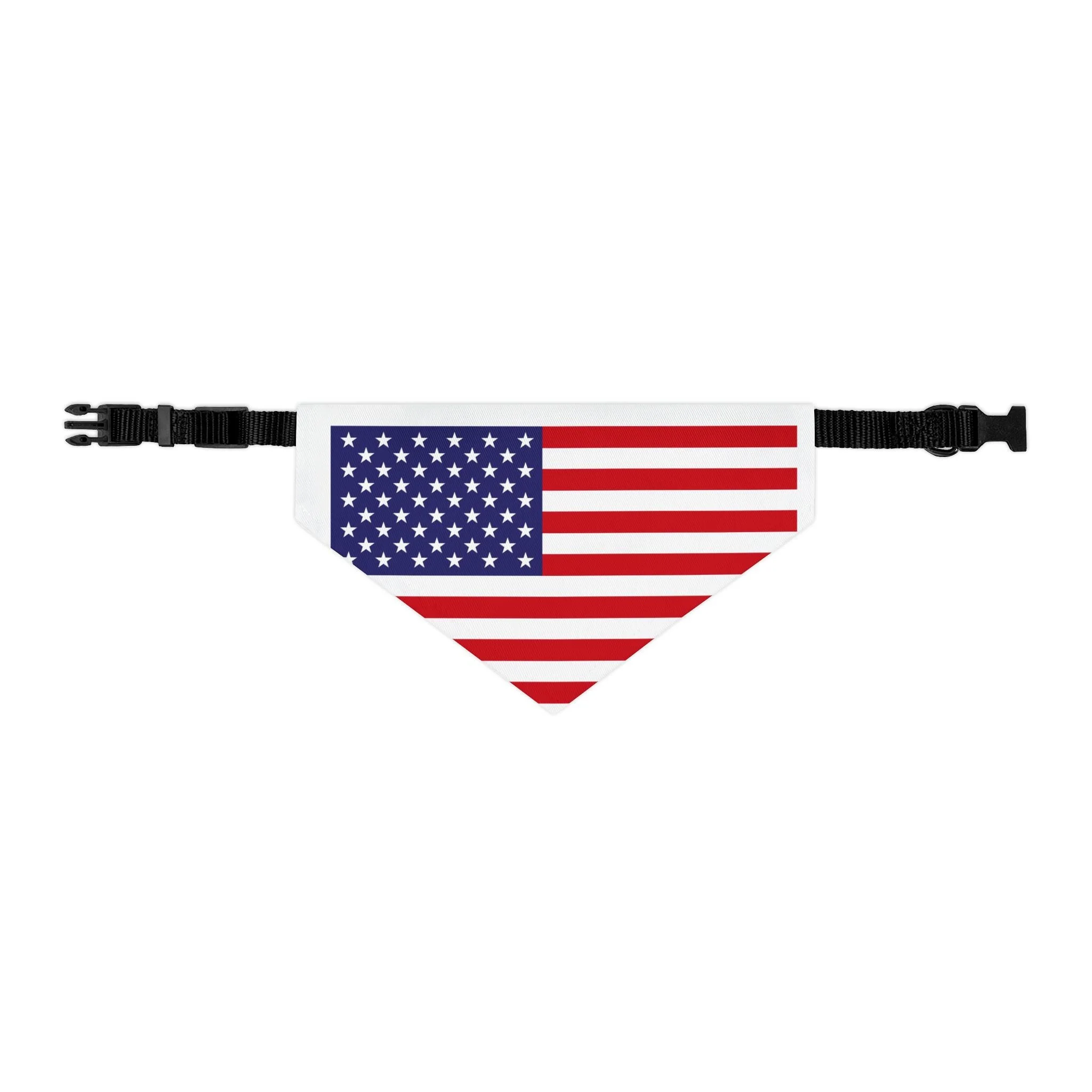 Patriotic American Flag Pet Bandana – Celebrate Veterans Day in Style - Image 2