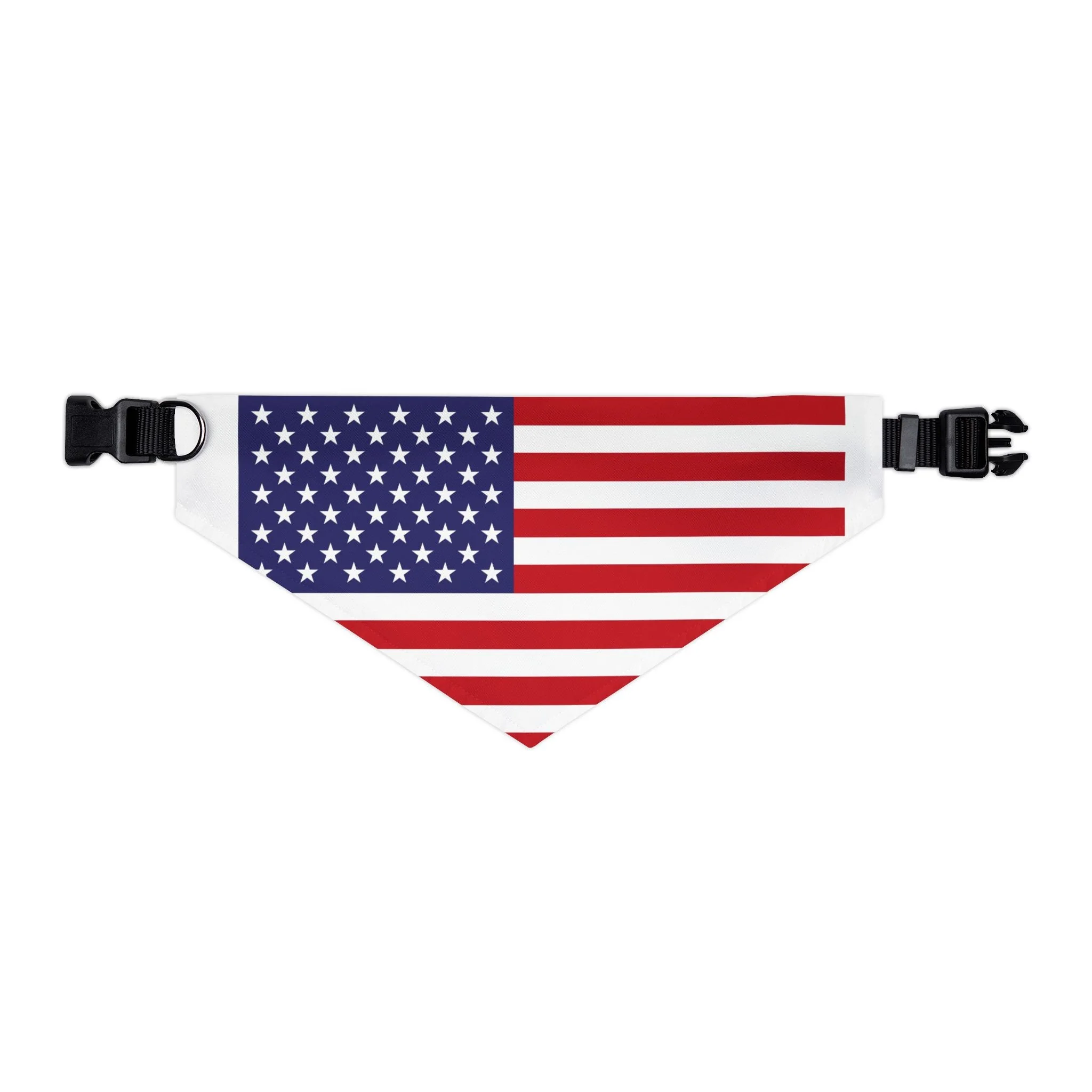 Patriotic American Flag Pet Bandana – Celebrate Veterans Day in Style - Image 4