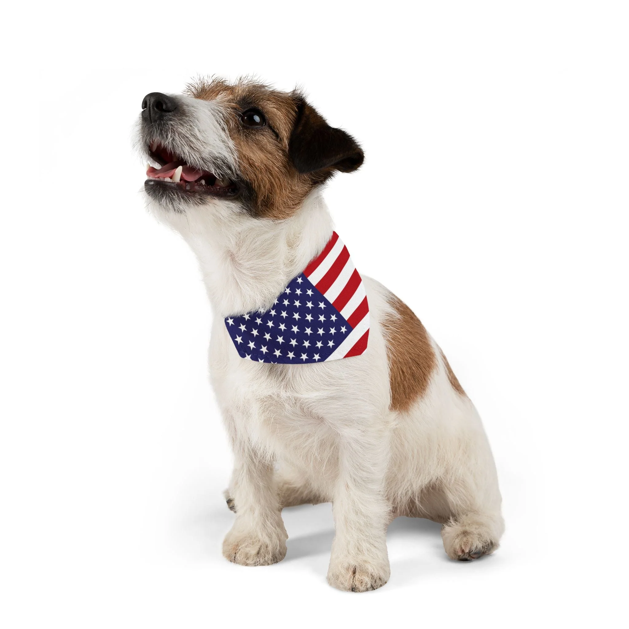 Patriotic American Flag Pet Bandana – Celebrate Veterans Day in Style - Image 8