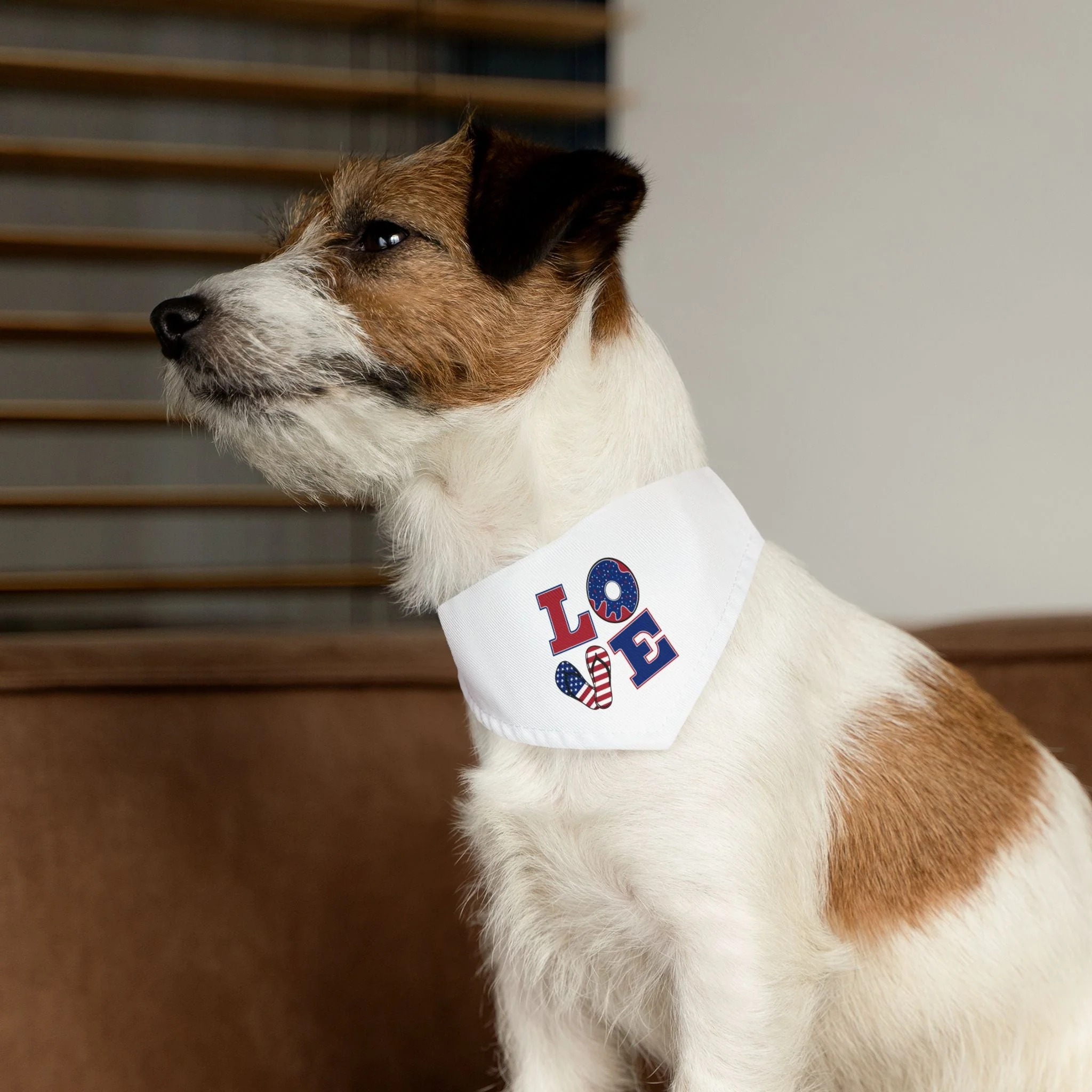 Patriotic Pet Bandana Collar - Celebrate Love, Perfect for July 4th, Dog Lovers, Pet Fashion, Cute Dog Accessories - Image 10