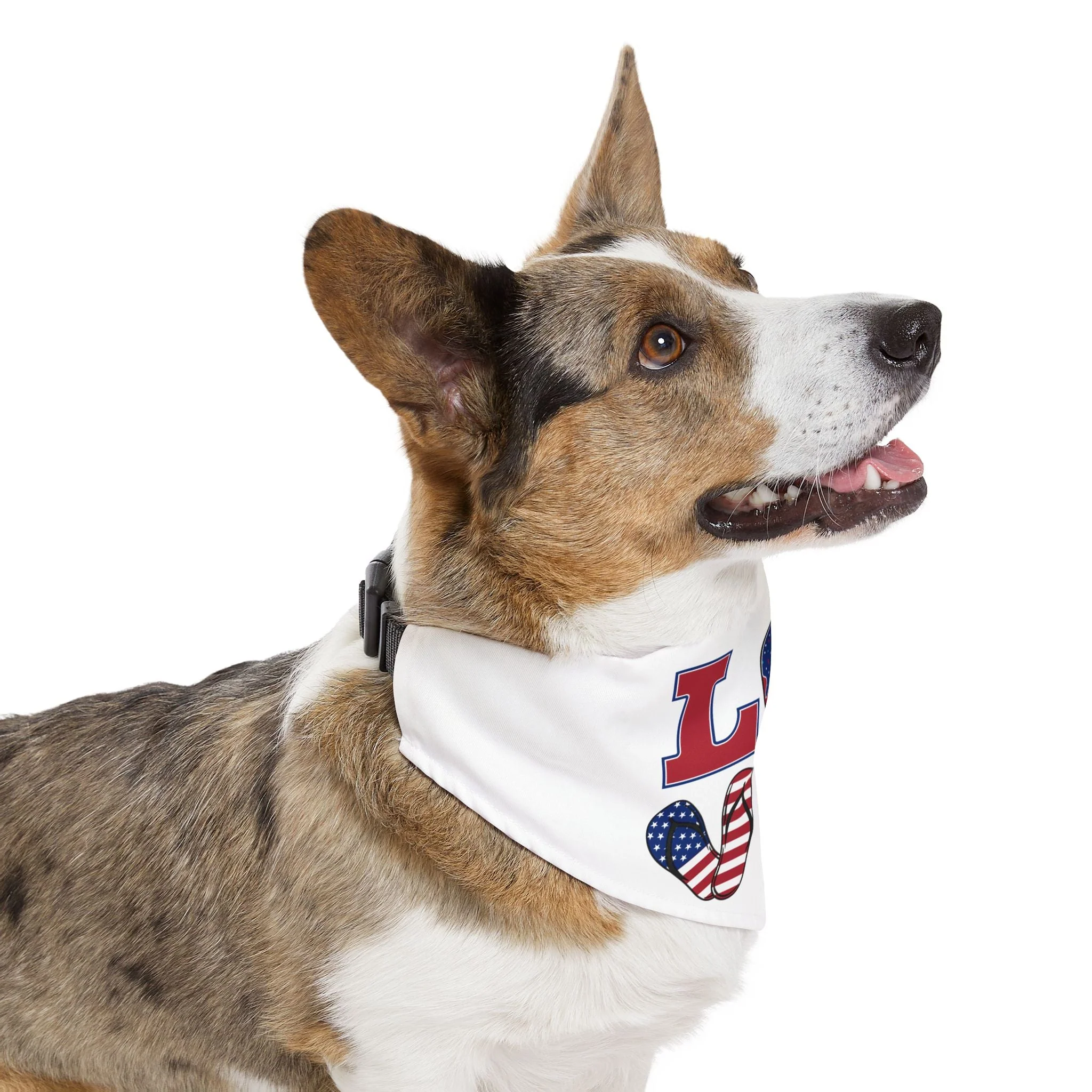 Patriotic Pet Bandana Collar - Celebrate Love, Perfect for July 4th, Dog Lovers, Pet Fashion, Cute Dog Accessories - Image 12