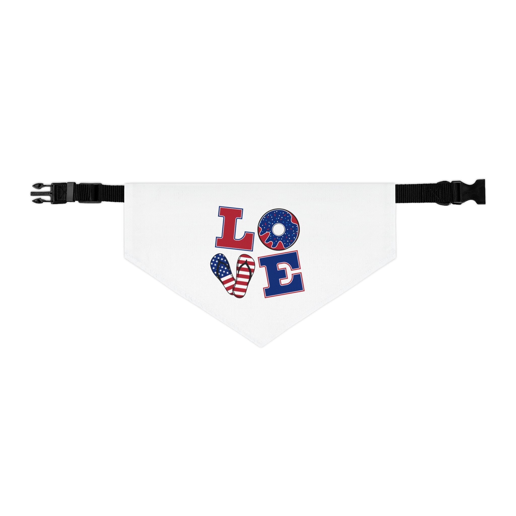 Patriotic Pet Bandana Collar - Celebrate Love, Perfect for July 4th, Dog Lovers, Pet Fashion, Cute Dog Accessories - Image 6