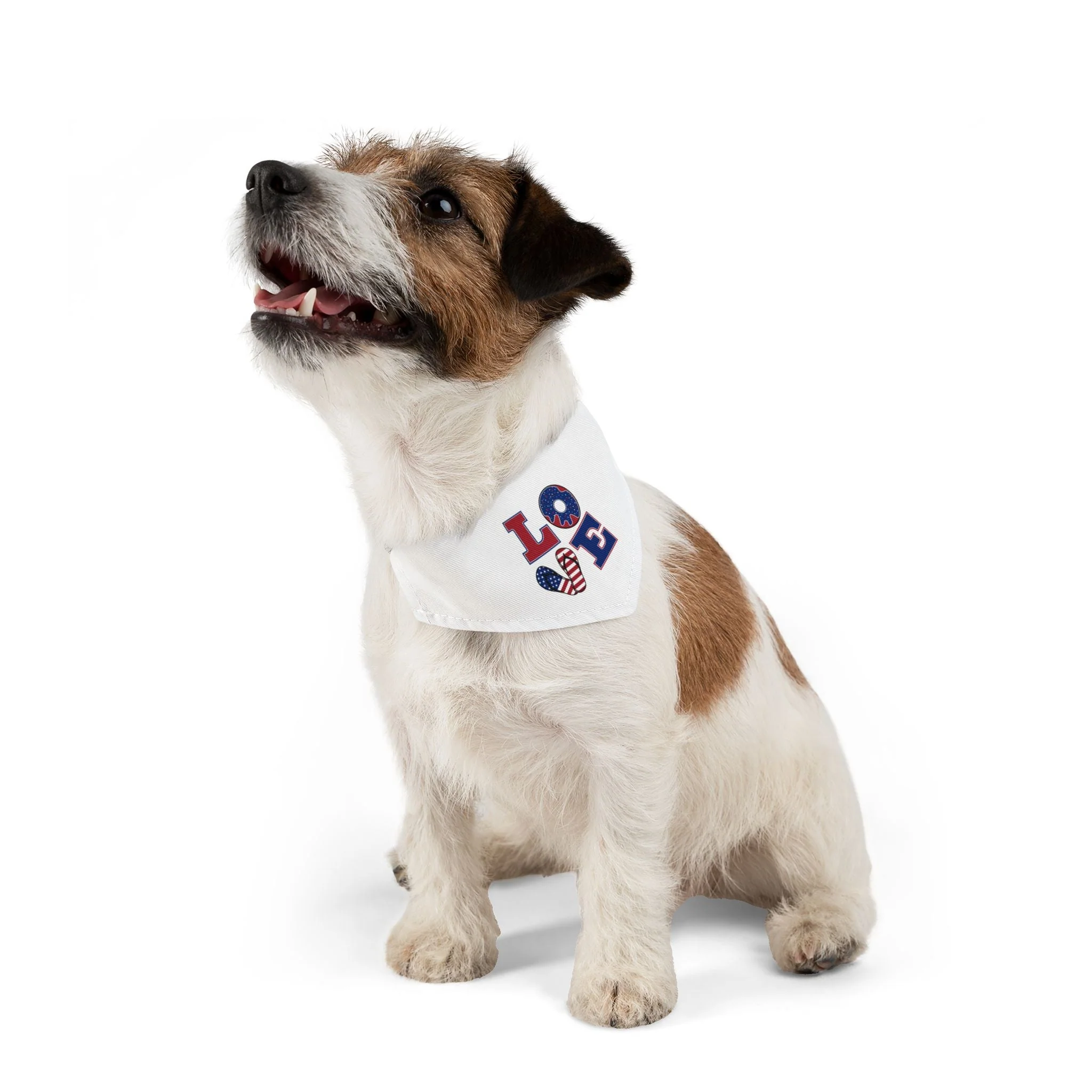 Patriotic Pet Bandana Collar - Celebrate Love, Perfect for July 4th, Dog Lovers, Pet Fashion, Cute Dog Accessories - Image 9