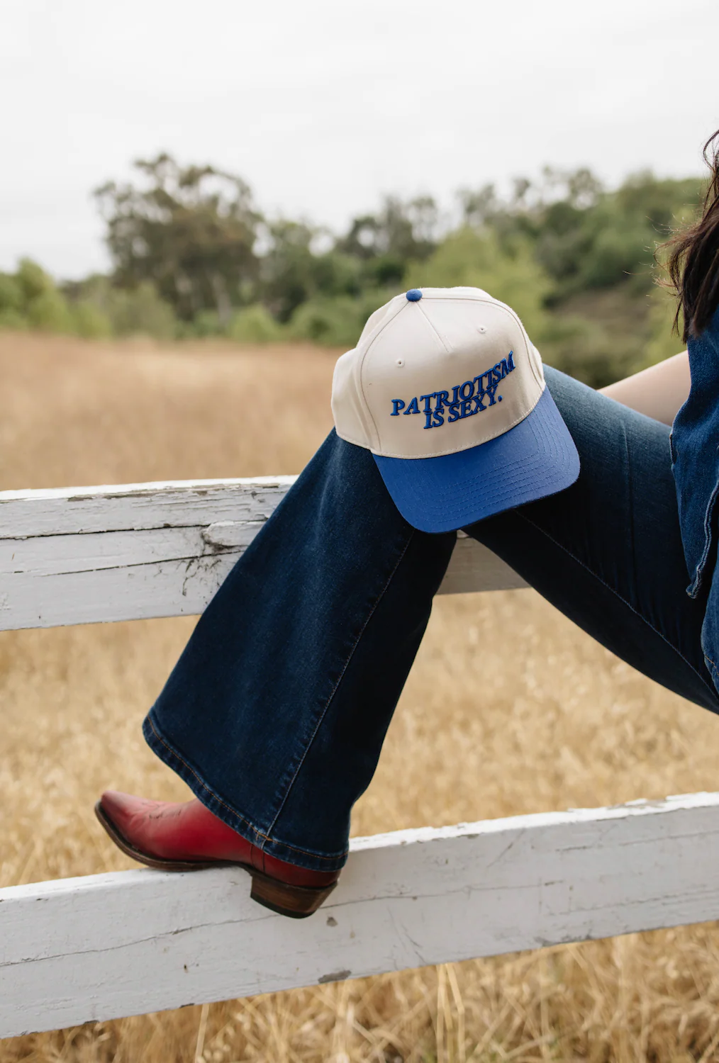 Patriotism is Sexy. - Royal Blue Vintage Hat - Image 8