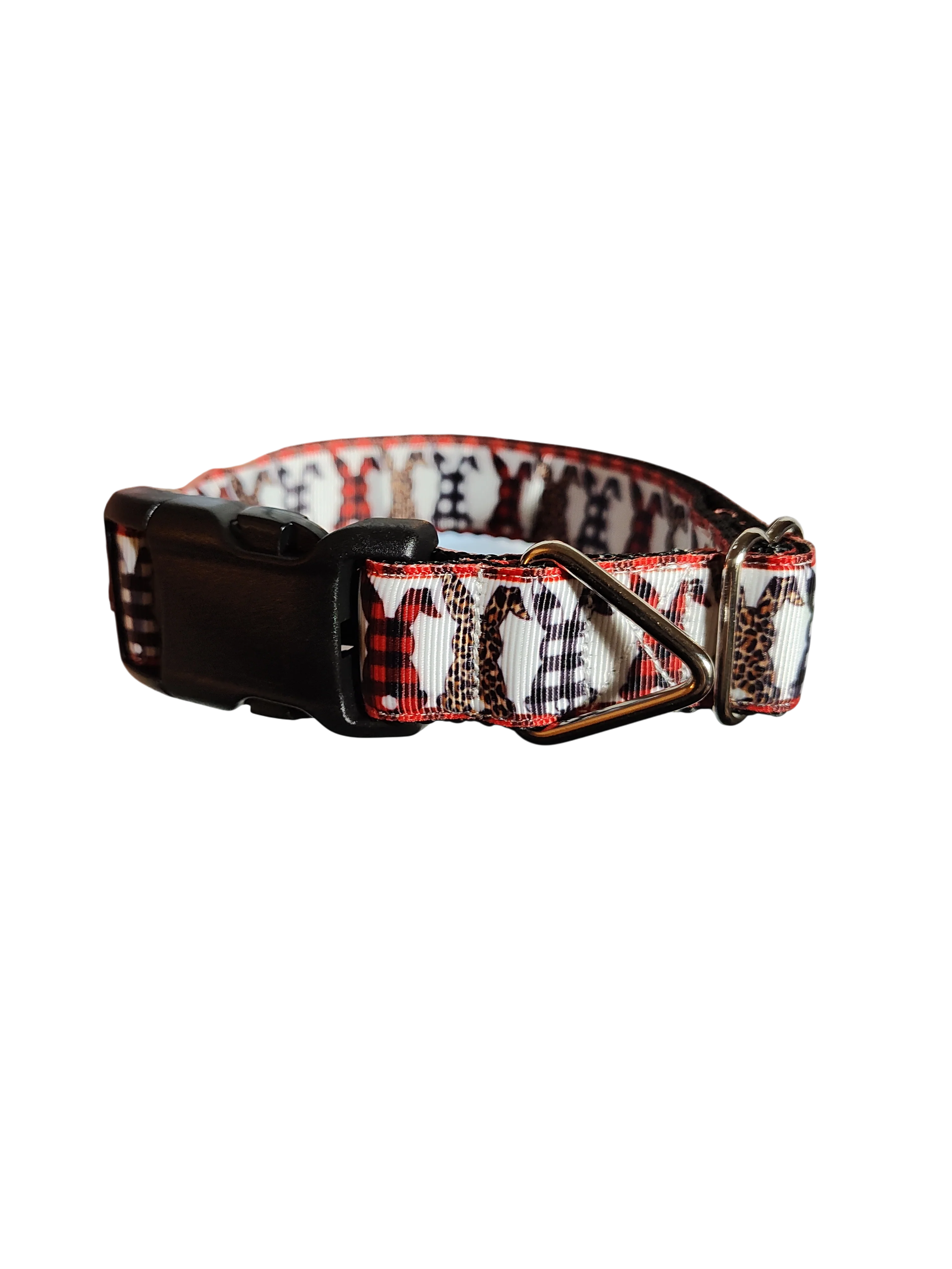 Patterned Bunnies Easter Nylon Dog Collar - Image 2