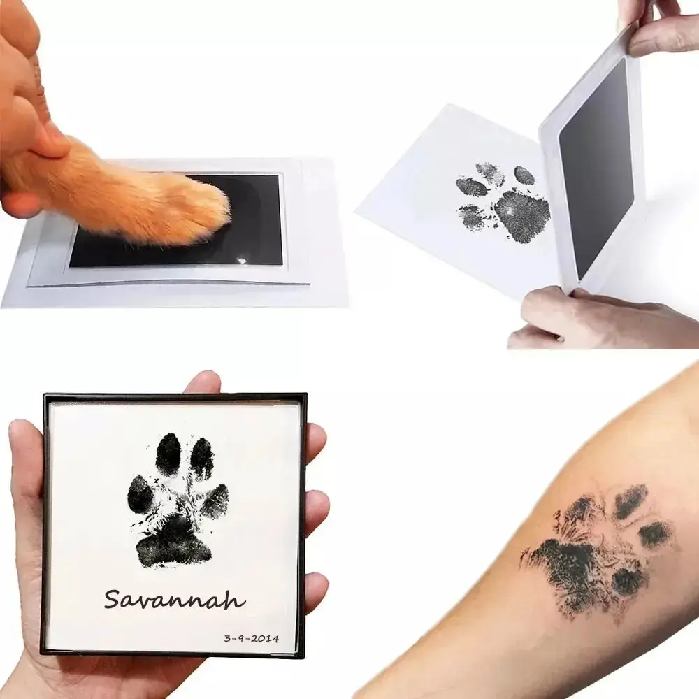 Paw Print Clean Touch Ink Pad – Inkless Pet Paw & Nose Print Keepsake Kit for Dogs & Cats - Image 3