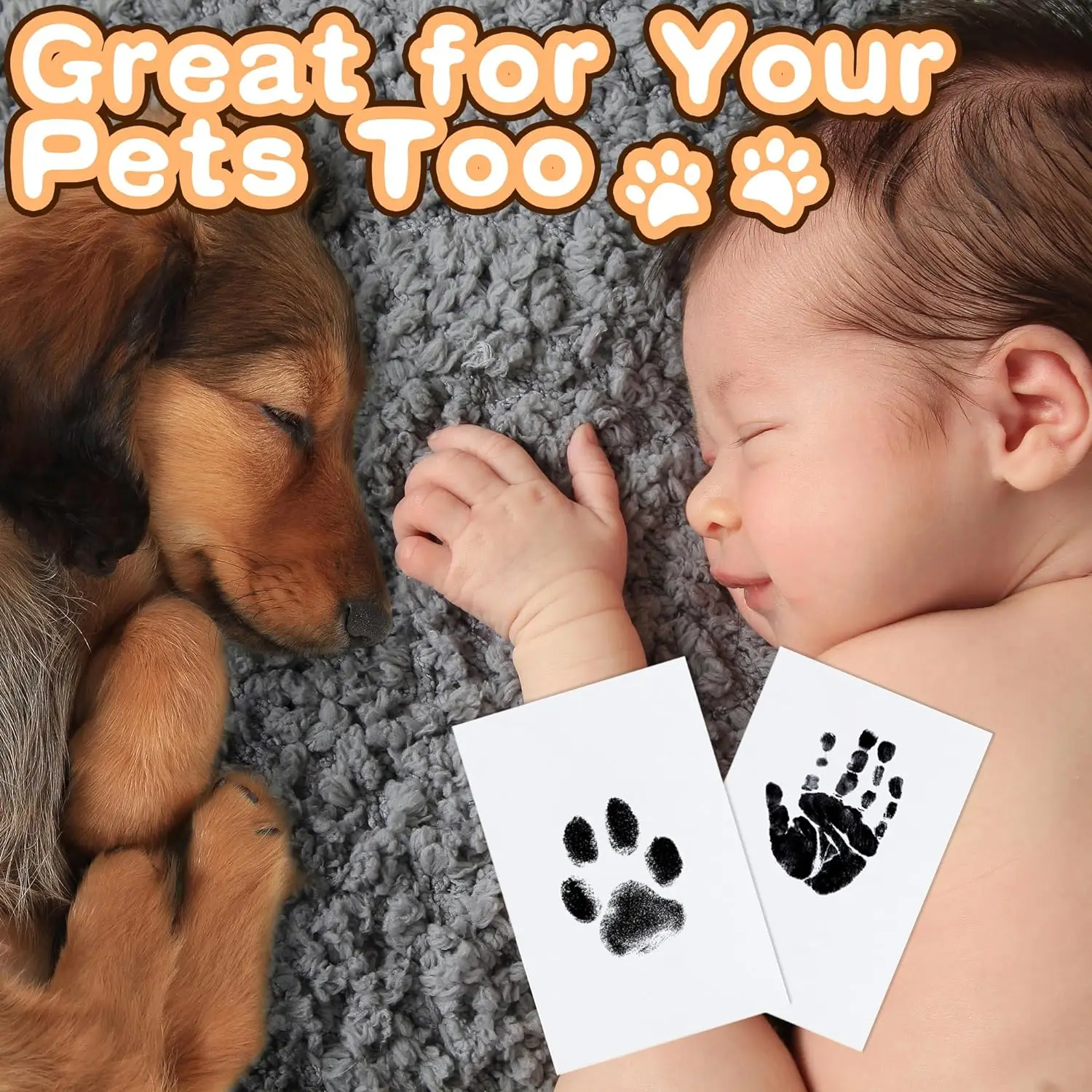 Paw Print Clean Touch Ink Pad – Inkless Pet Paw & Nose Print Keepsake Kit for Dogs & Cats - Image 6