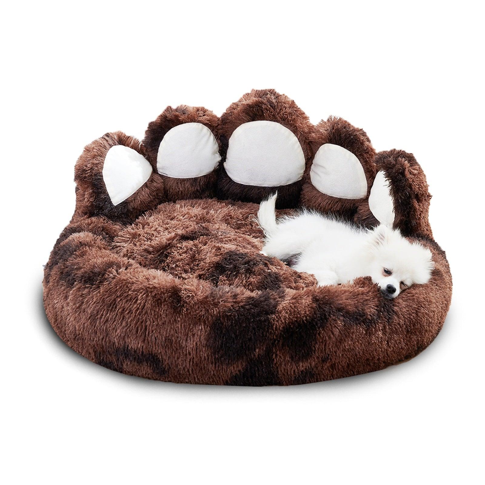Paw Shape Cozy Plush  Dog Bed - Image 10