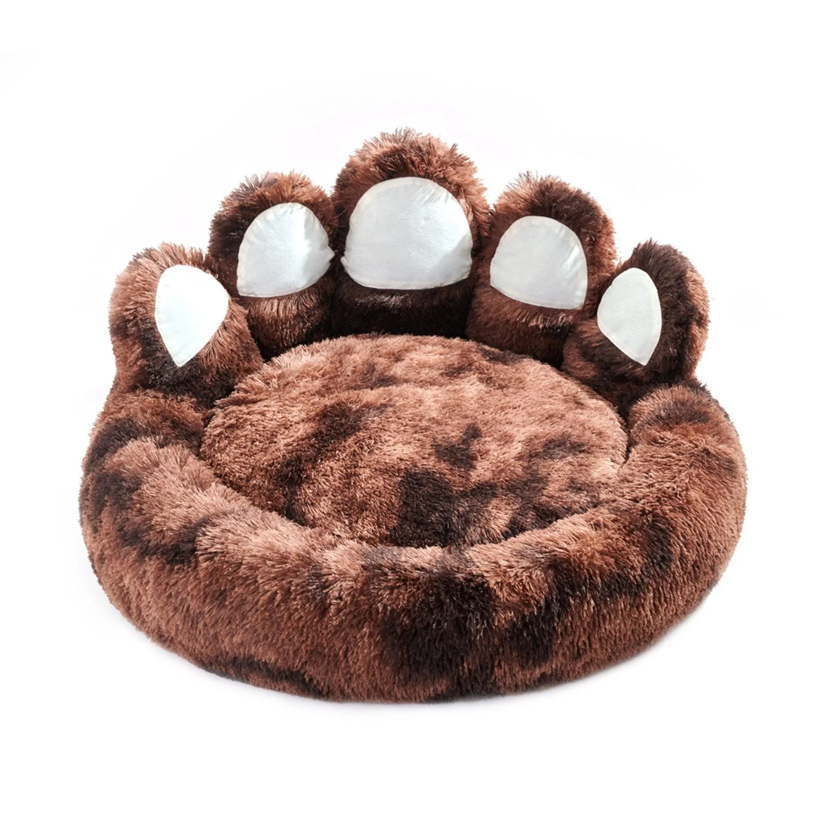 Paw Shape Cozy Plush  Dog Bed - Image 4