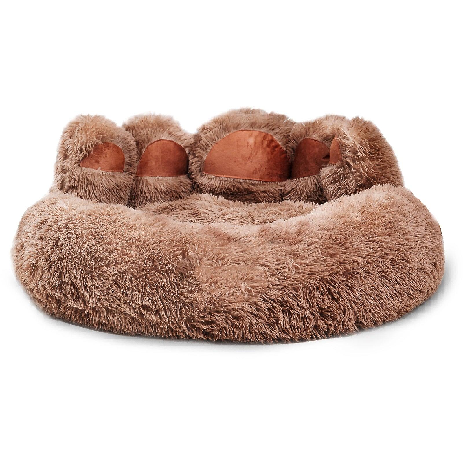 Paw Shape Cozy Plush  Dog Bed - Image 5