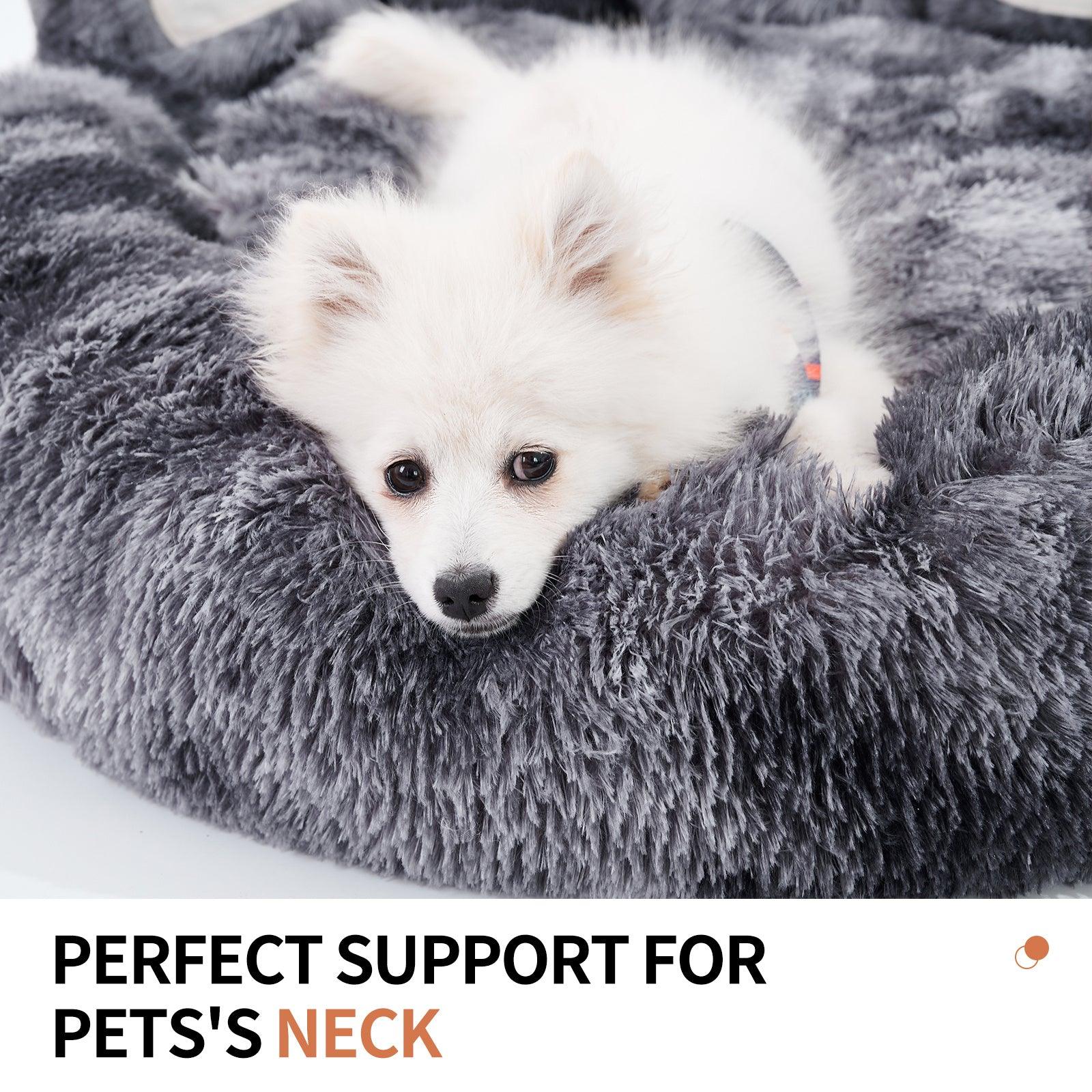 Paw Shape Cozy Plush  Dog Bed - Image 6