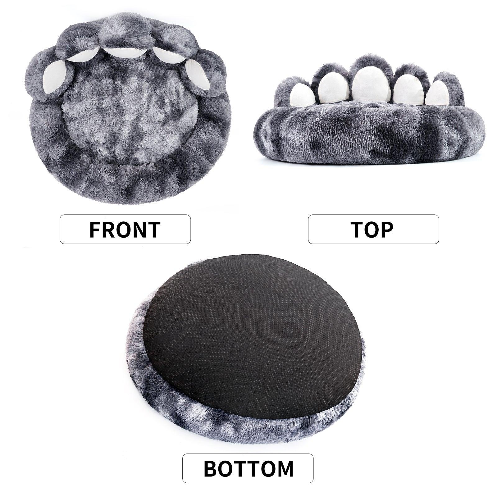 Paw Shape Cozy Plush  Dog Bed - Image 7