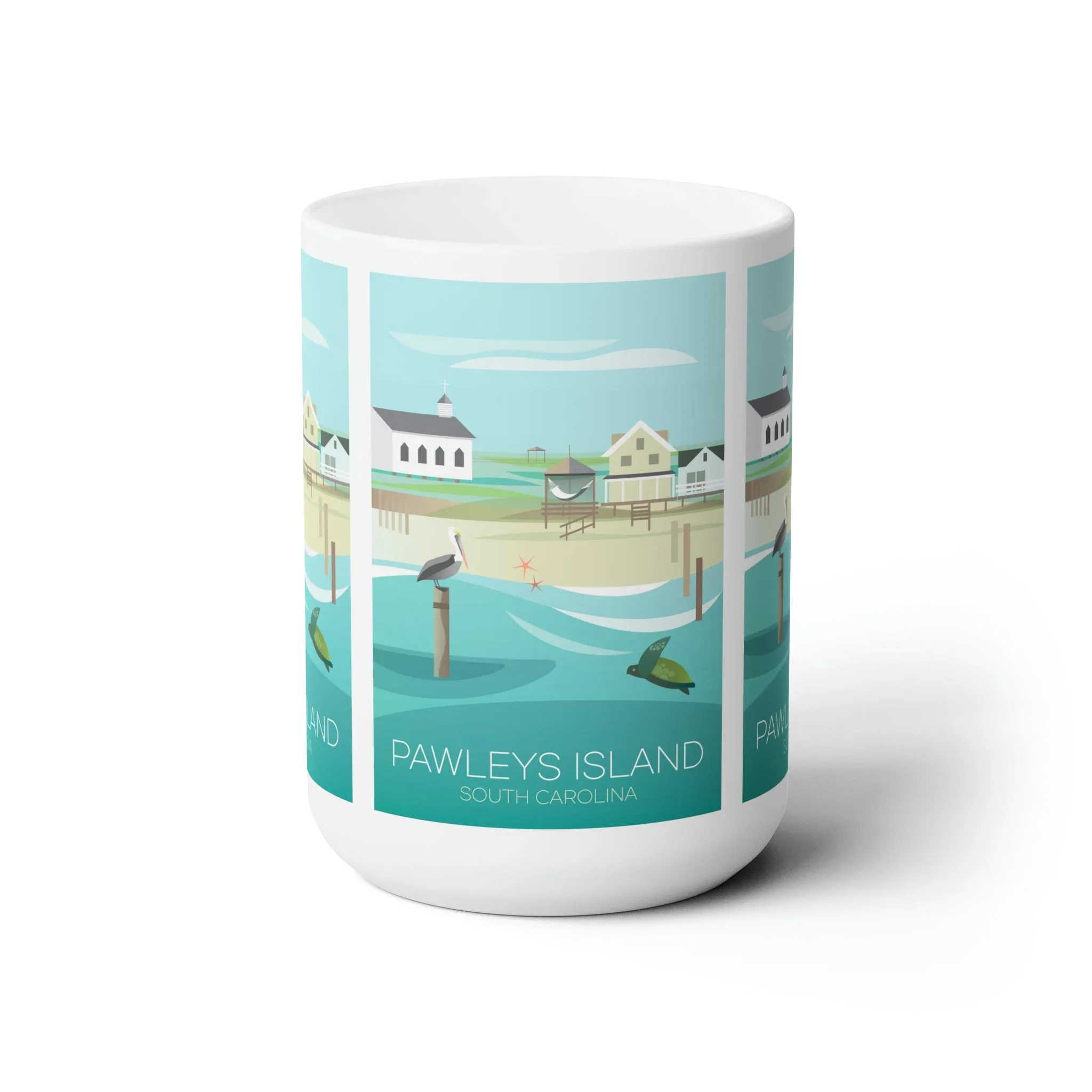 Pawleys Island Ceramic Mug 11oz or 15oz - Image 2