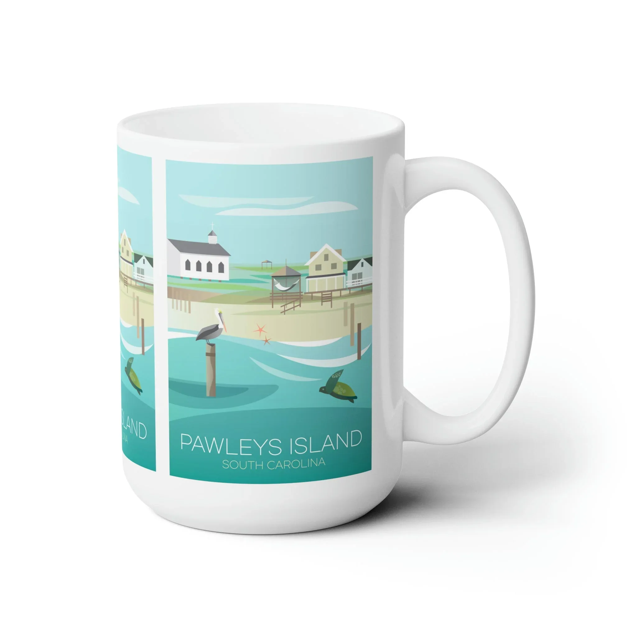 Pawleys Island Ceramic Mug 11oz or 15oz - Image 3