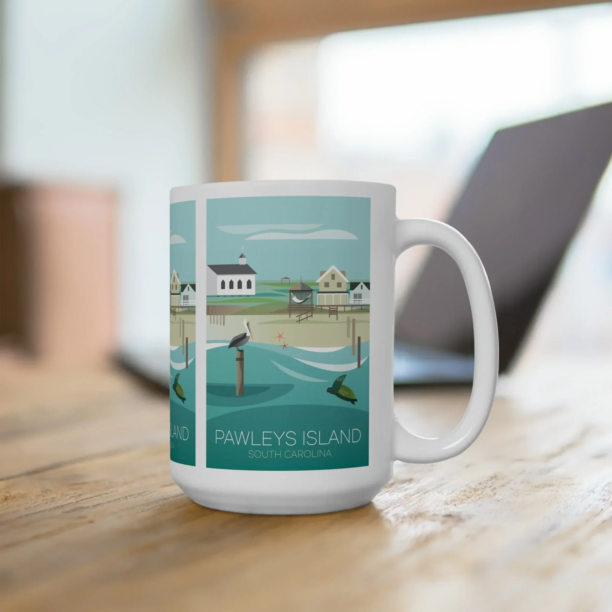 Pawleys Island Ceramic Mug 11oz or 15oz - Image 4