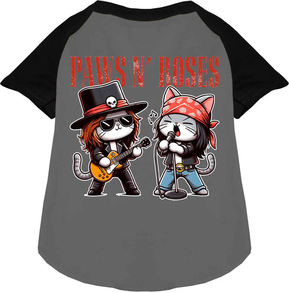 Paws N' Roses Pet Raglan Shirt - Image 3
