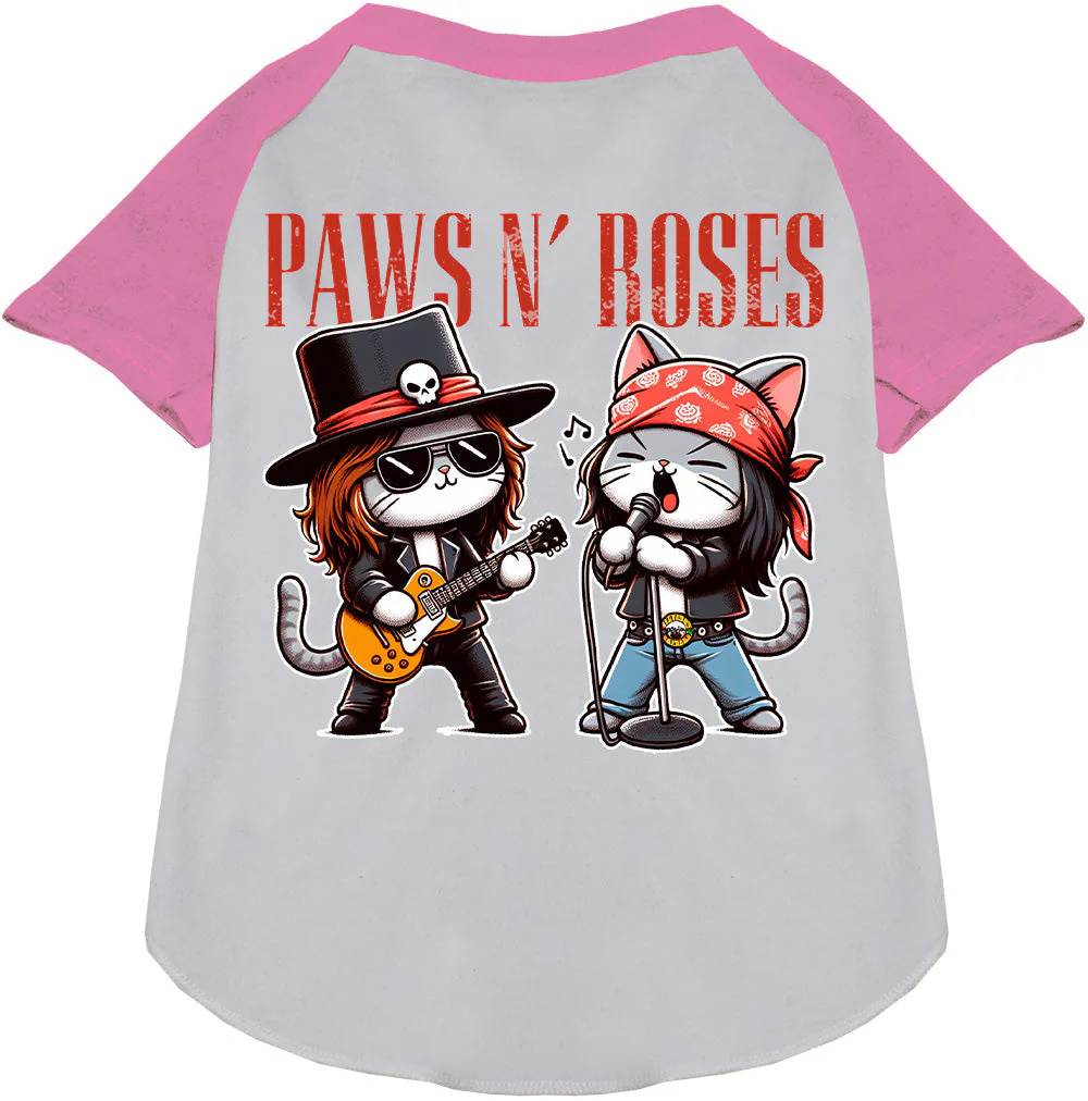 Paws N' Roses Pet Raglan Shirt - Image 6