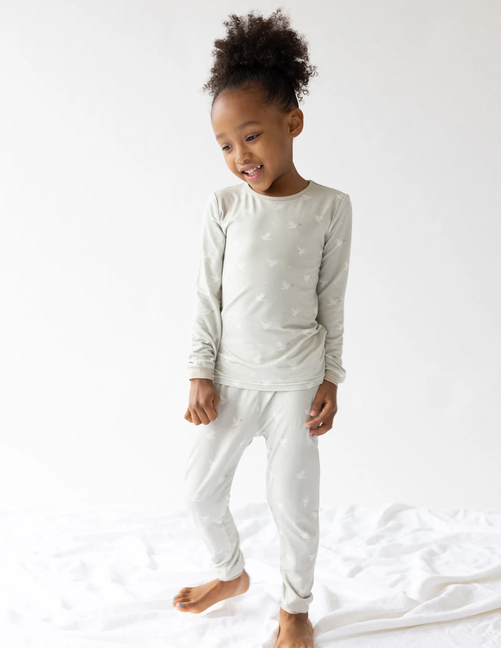 Peace Bamboo Kids Pajama Set - Image 5