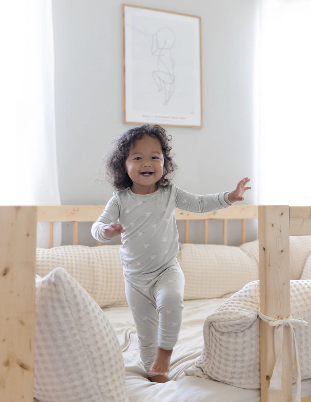Peace Bamboo Kids Pajama Set - Image 9